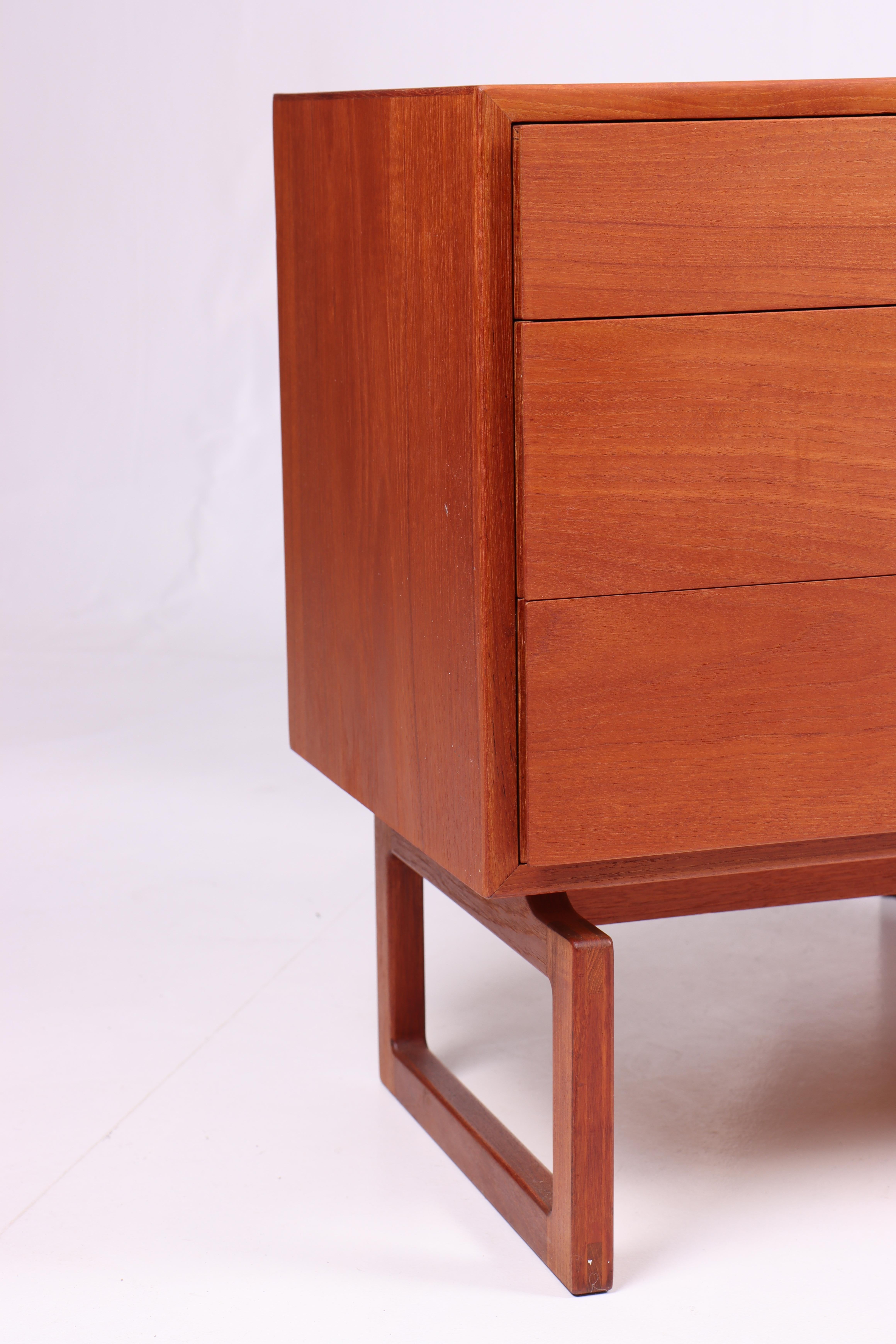 Midcentury Sideboard and Commode in Teak by Arne Hovmand Olsen, 1960s In Good Condition In Lejre, DK