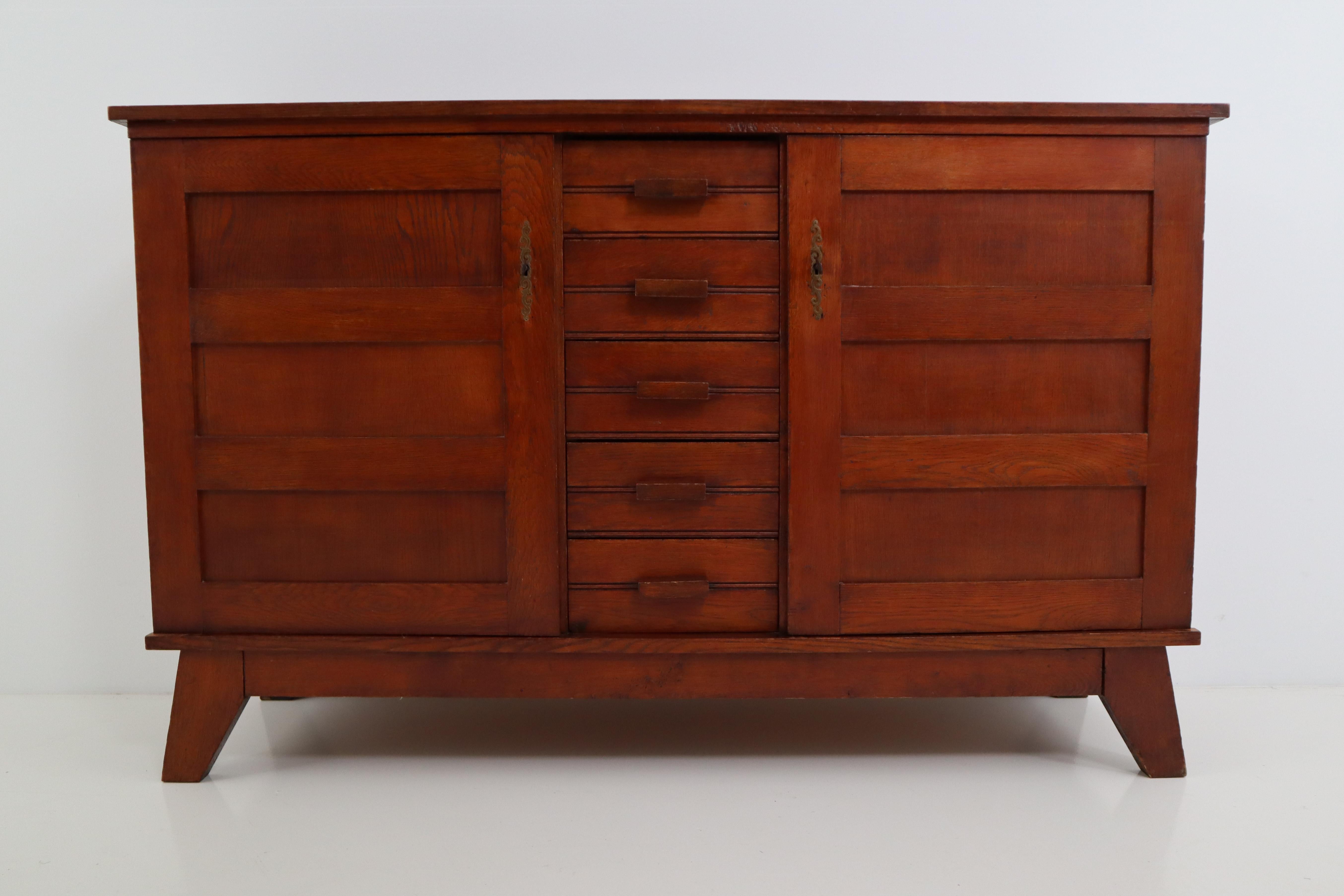 French Midcentury Sideboard by René Gabriel, France, 1950s