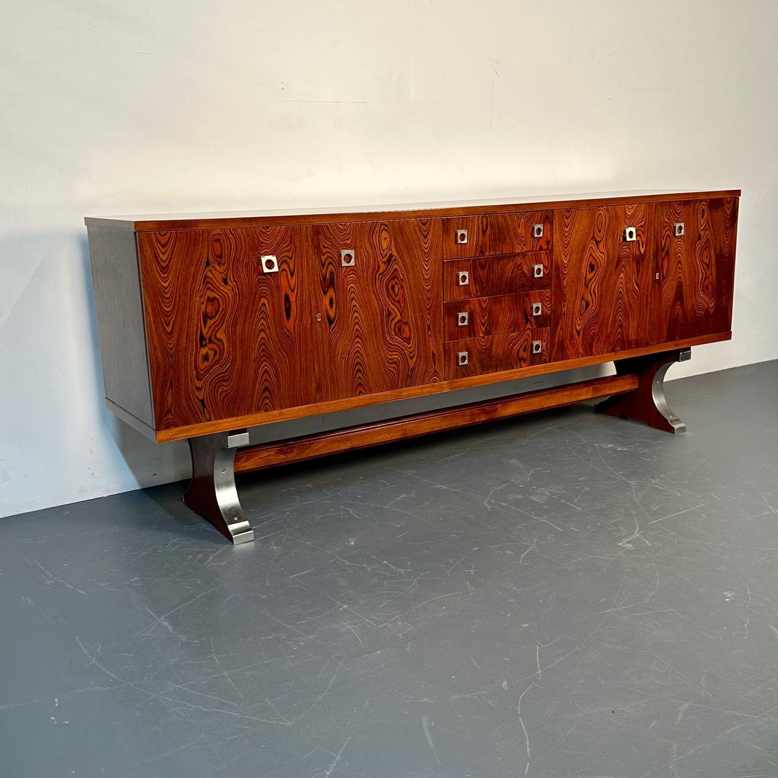 Midcentury Sideboard, Dresser by Guiseppe Scapinelli, Brazilian, Zebrawood 2