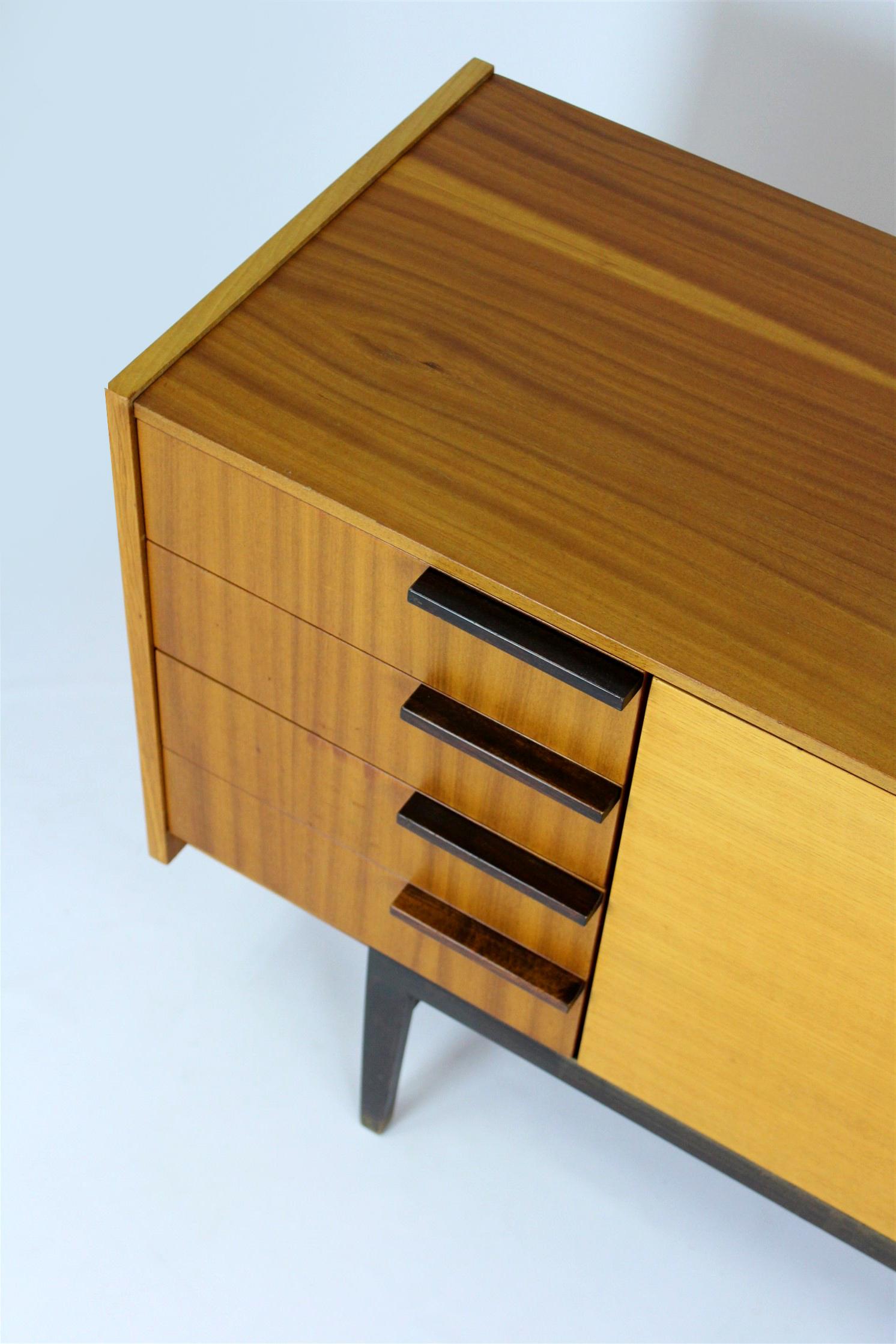 Midcentury Sideboard from UP Zavody, 1970 In Good Condition For Sale In Żory, PL