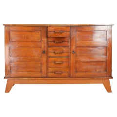 Midcentury Sideboard in French Oak by René Gabriel, France, 1940s