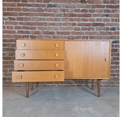 Midcentury Sideboard in Oak Wood, Denmark, 1960