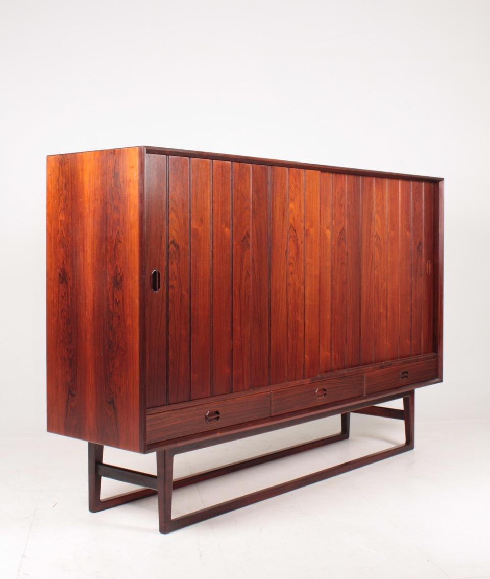 Sideboard in rosewood, designed and made by Helge Sibast, 1960s. Great original condition.