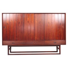 Mid-Century-Sideboard aus Rosenholz von Helge Sibast, Dänisches Design