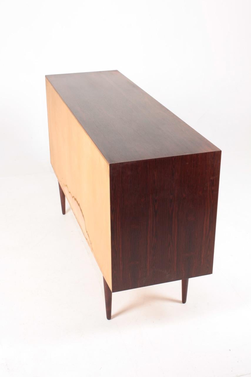 Mid-20th Century Midcentury Sideboard in Rosewood with White Panels by Poul Hundevad, 1960s