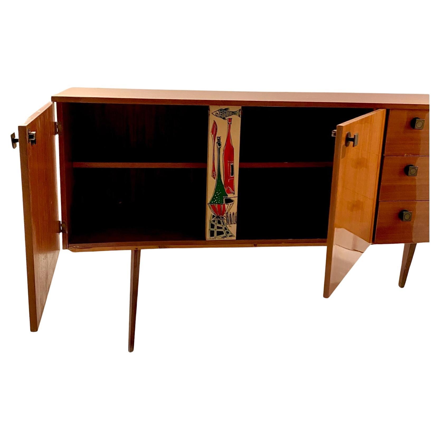 Midcentury sideboard, Italy 1950's In Good Condition For Sale In Ceglie Messapica, IT