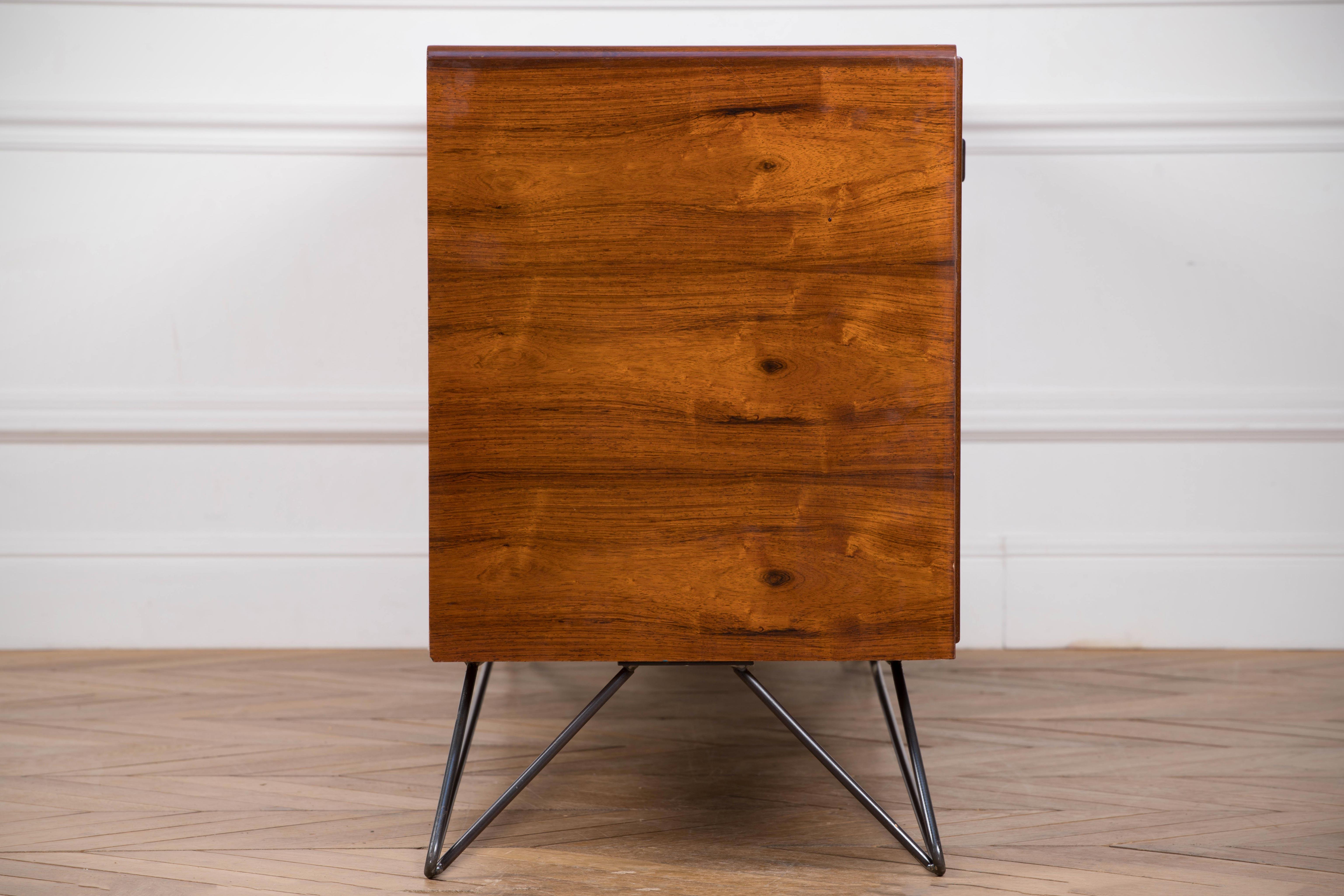 Organic and Minimalist Design Walnut Sideboard 4