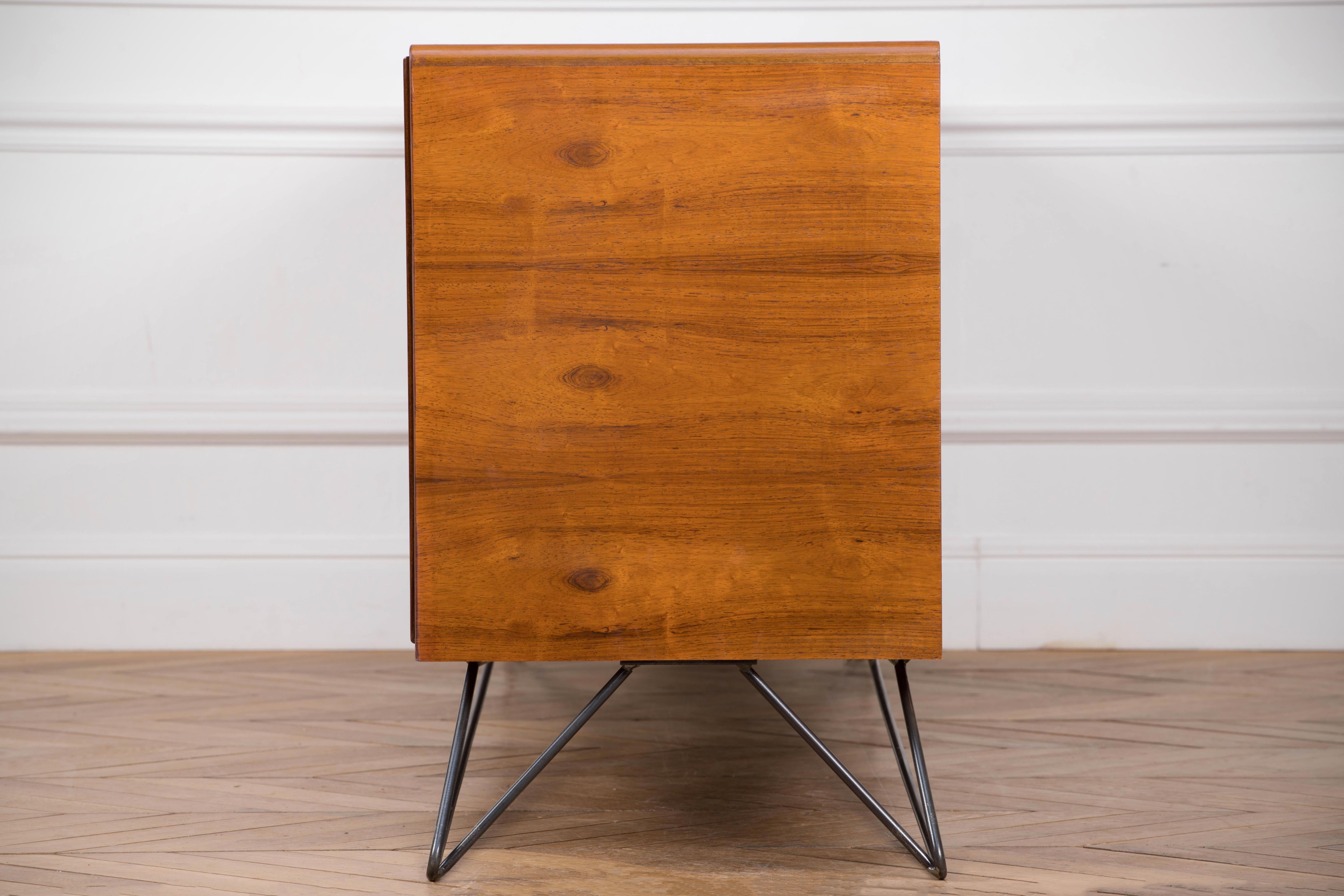 Organic and Minimalist Design Walnut Sideboard 5