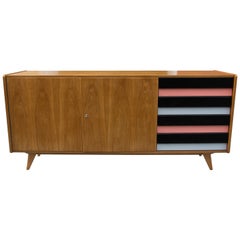 Midcentury Sideboard U-460 by Jiří Jiroutek for Interier Praha, 1960s