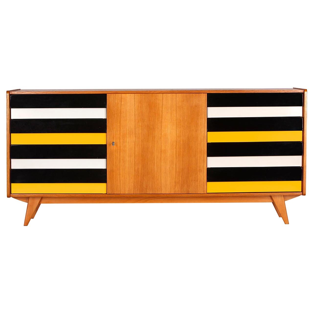 Midcentury Sideboard U 460 by Jiri Jiroutek for Interier Praha, 1960s For Sale