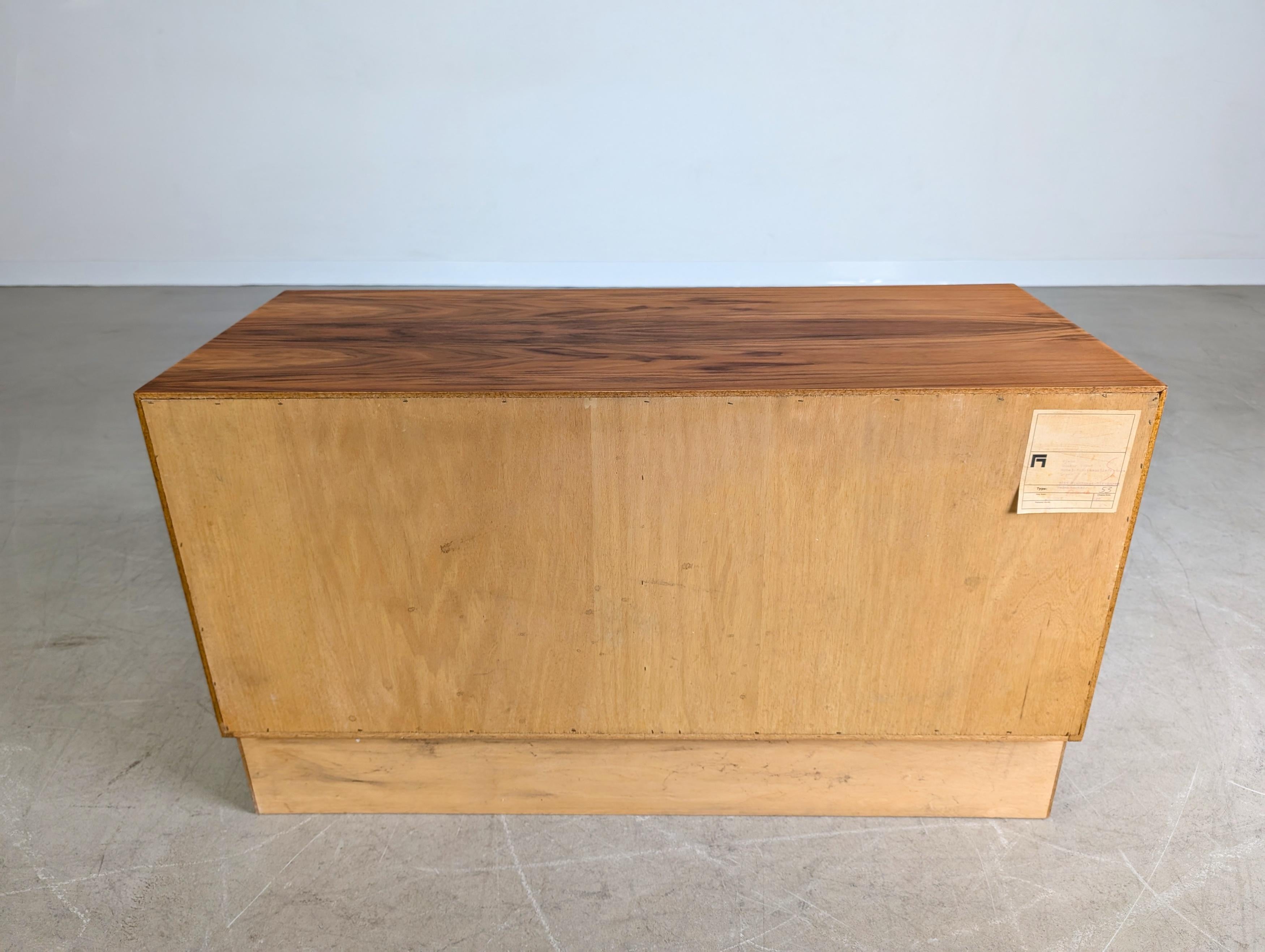 Midcentury Sideboard Vintage Anrichte Nussbaum Kommode 1970 For Sale 1