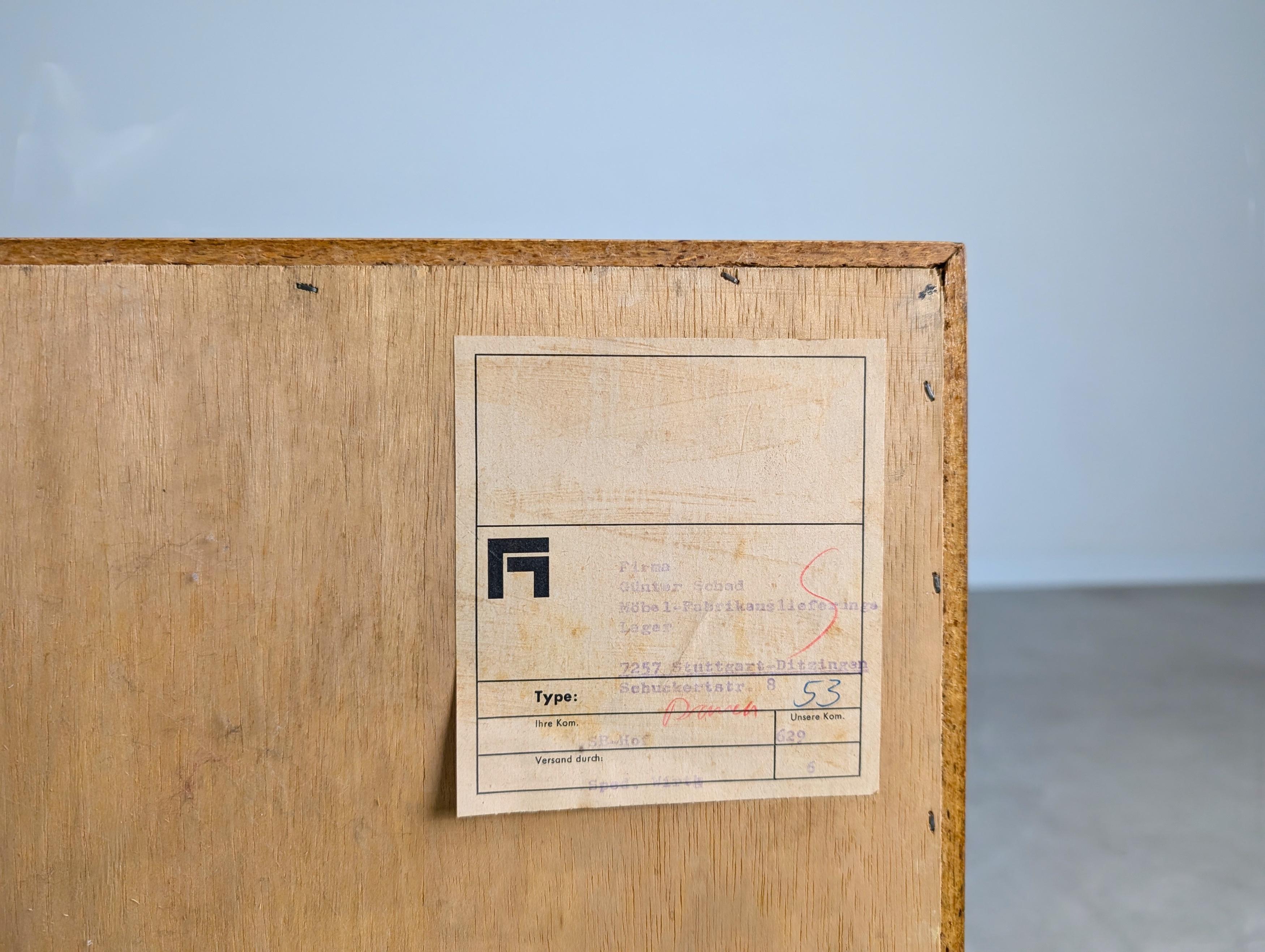 Midcentury Sideboard Vintage Anrichte Nussbaum Kommode 1970 For Sale 2