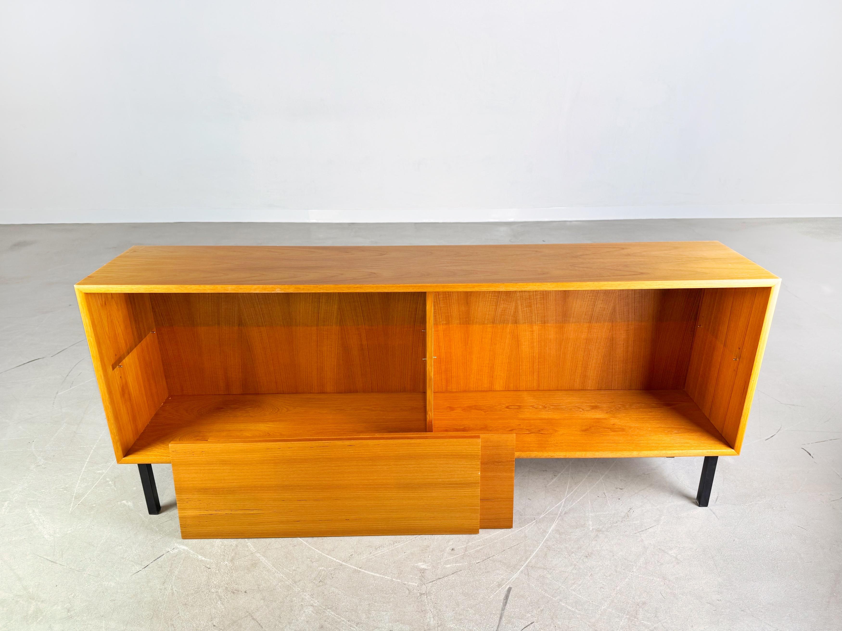 Mid-Century Modern Midcentury Sideboard WK Möbel Lowboard lang II Teak Vintage For Sale