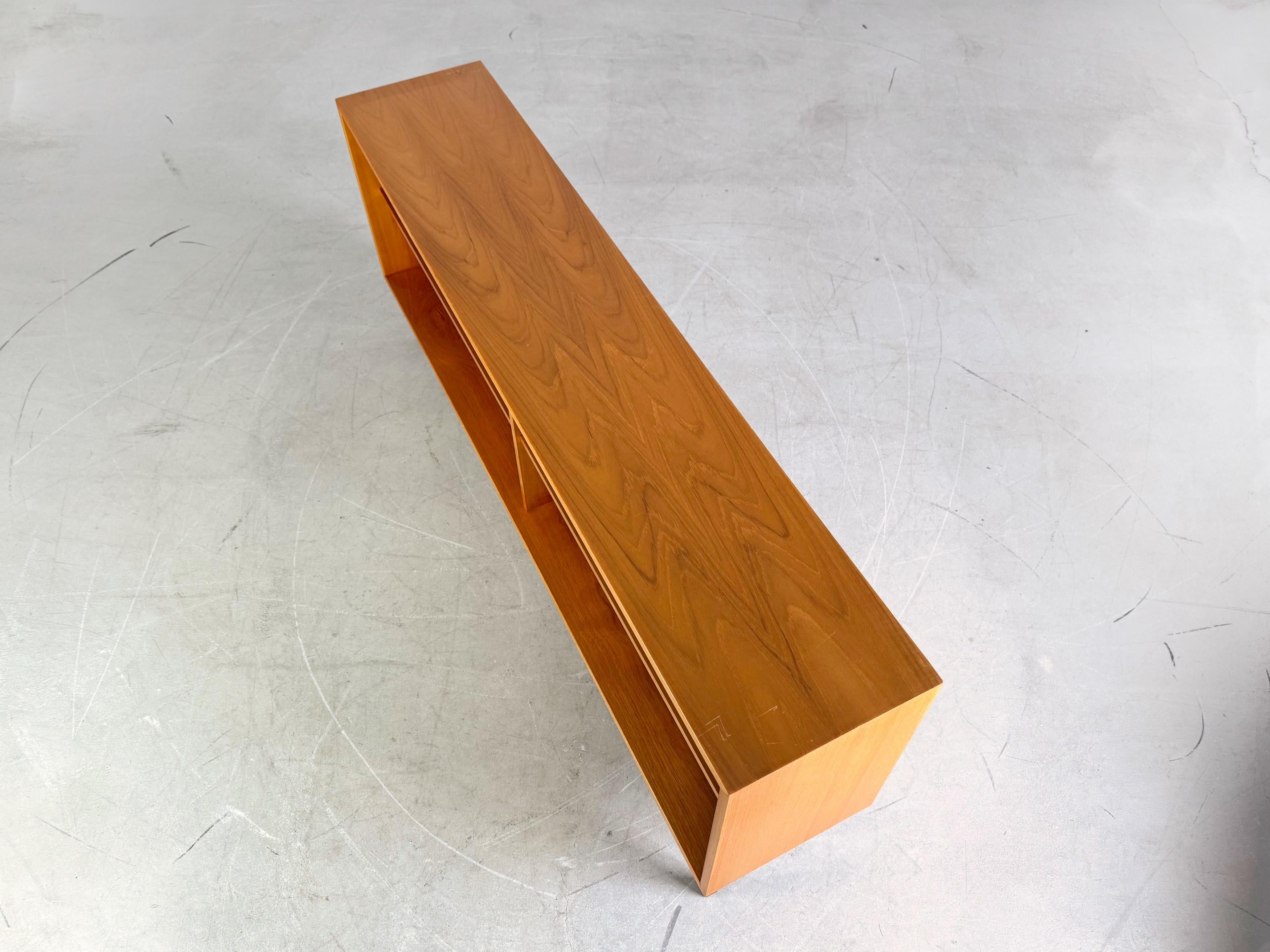 Mid-20th Century Midcentury Sideboard WK Möbel Lowboard lang II Teak Vintage For Sale