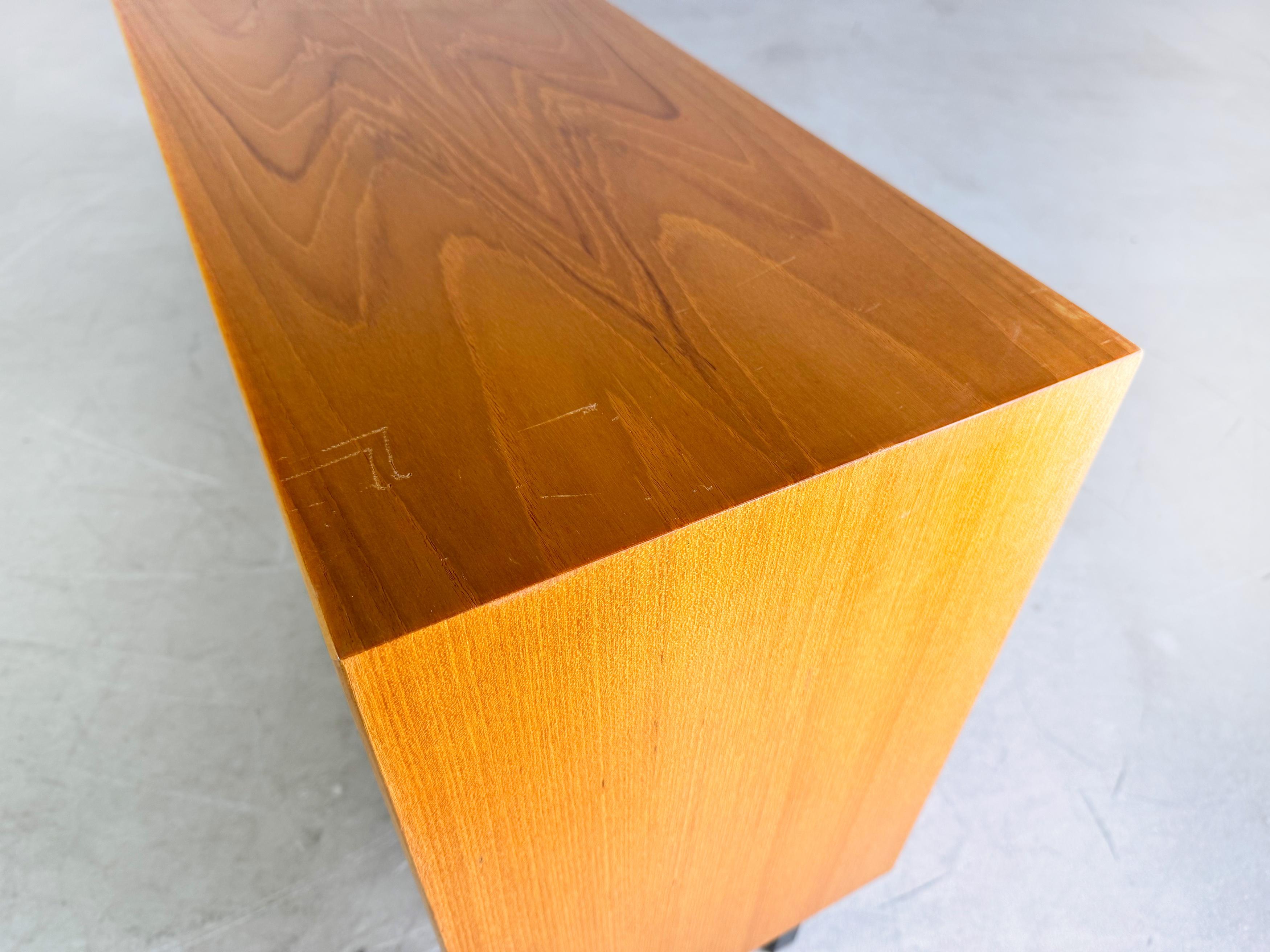 Midcentury Sideboard WK Möbel Lowboard lang II Teak Vintage For Sale 1