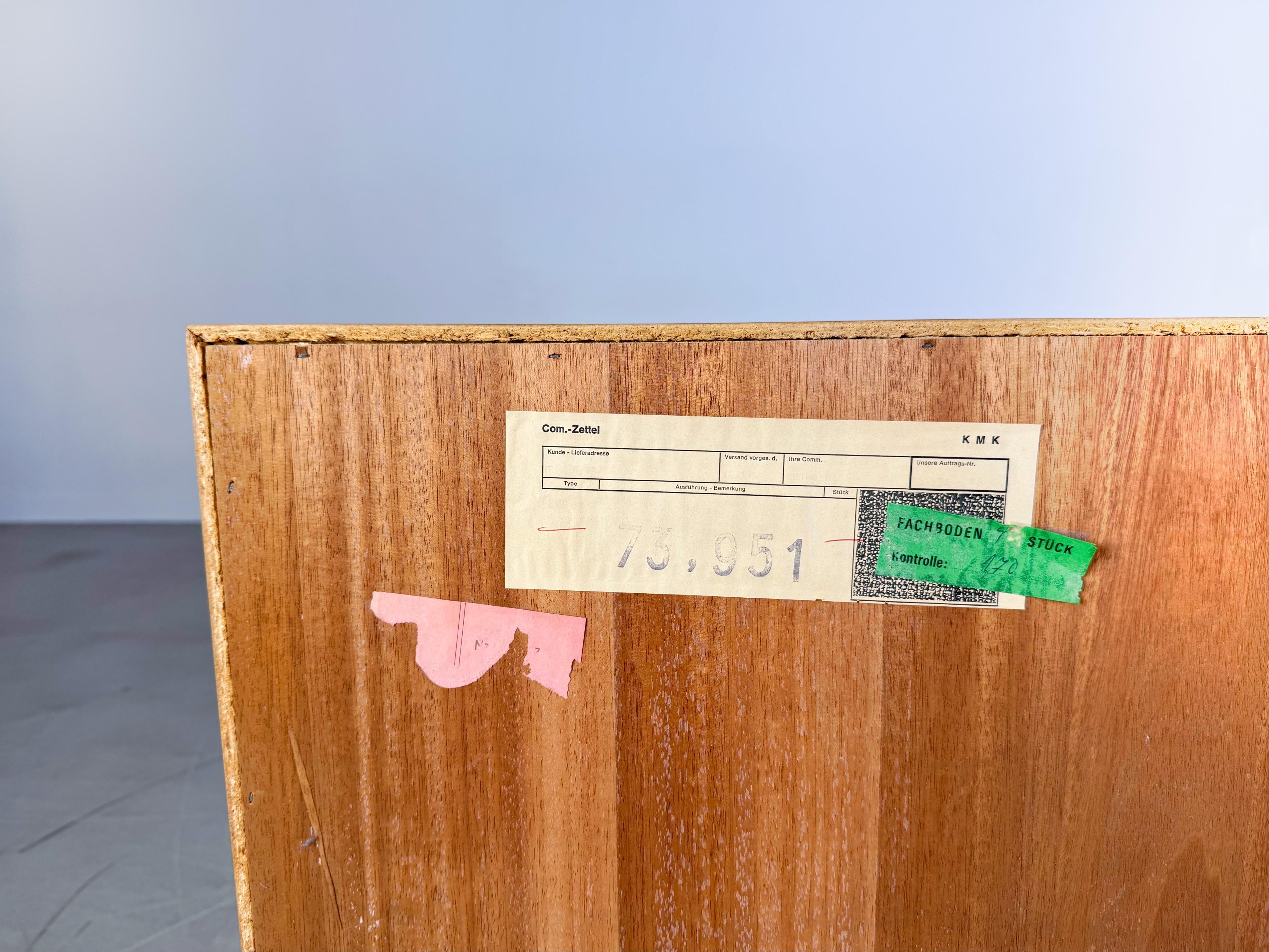 Midcentury Sideboard WK Möbel Lowboard lang II Teak Vintage For Sale 3