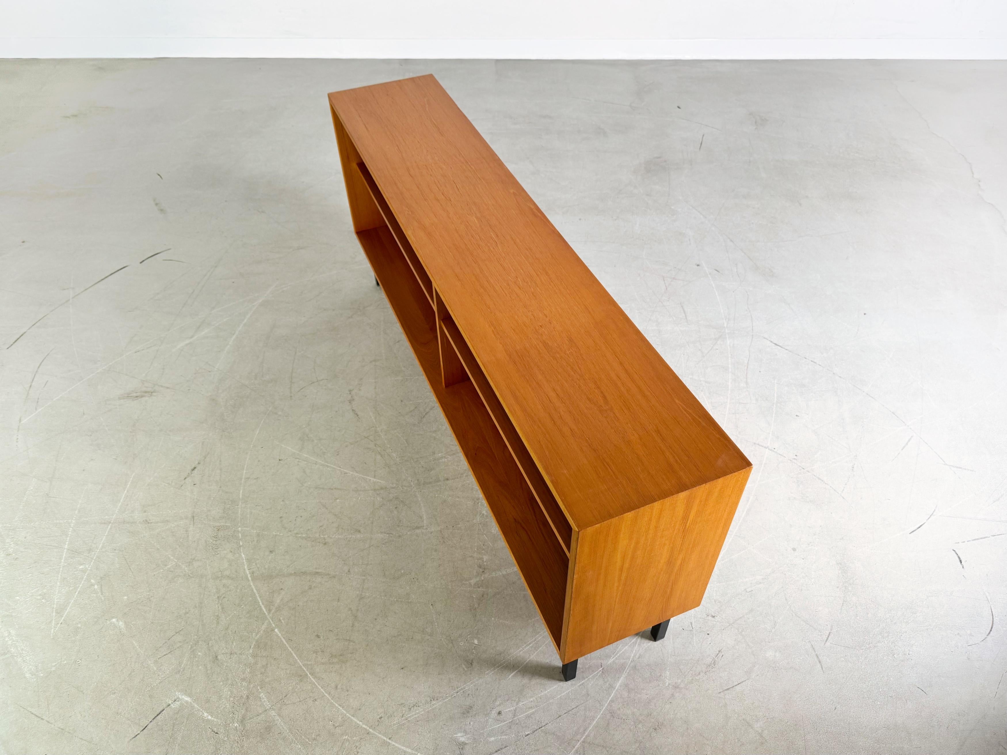 Mid-20th Century Midcentury Sideboard WK Möbel Lowboard lang Teak Vintage For Sale
