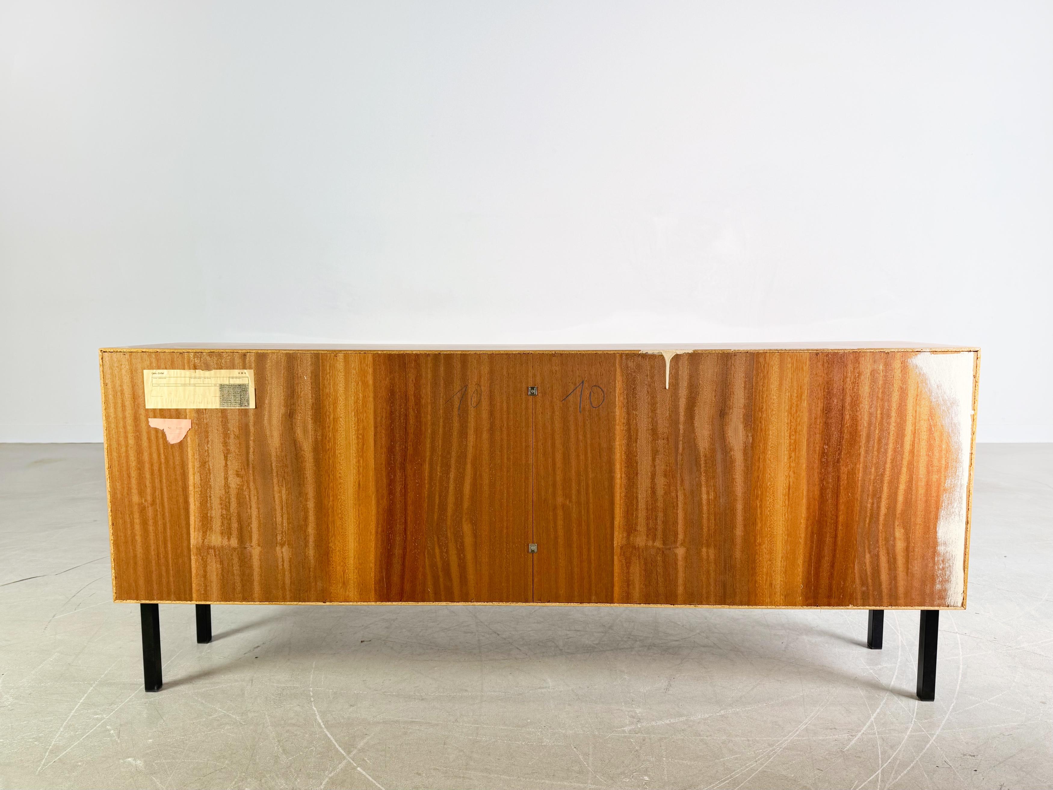 Midcentury Sideboard WK Möbel Lowboard lang Teak Vintage For Sale 1