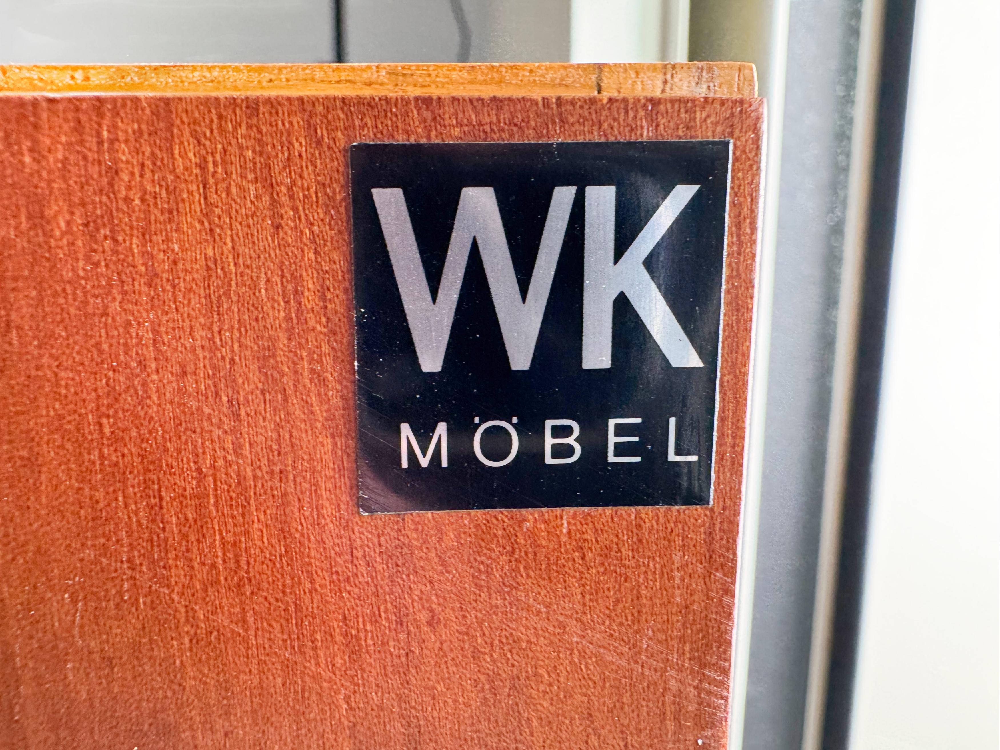 Midcentury Sideboard WK Möbel Nussbaum 1960er Vintage Kommode For Sale 1