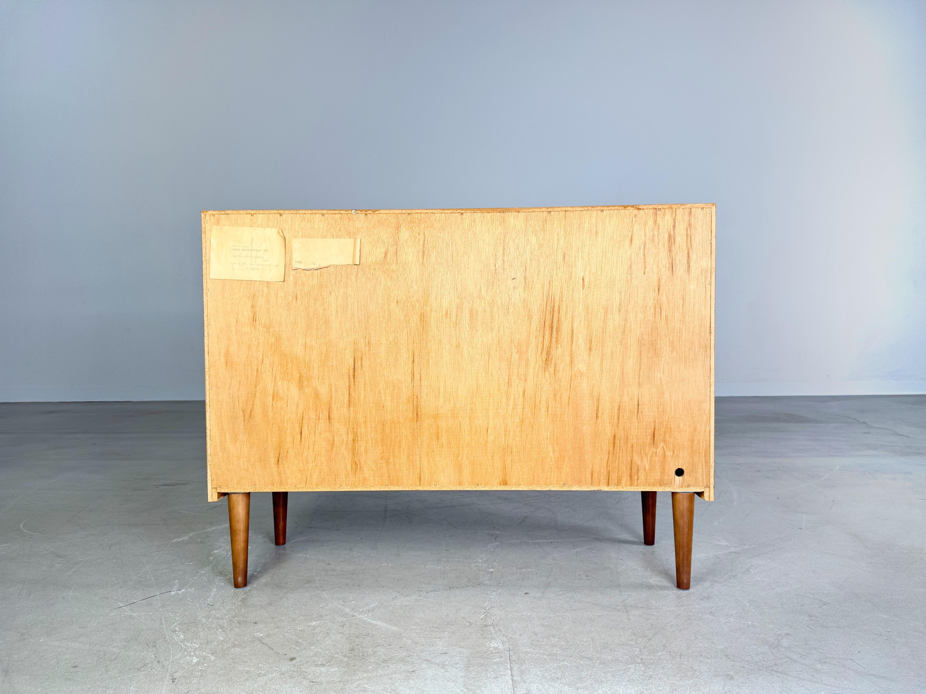 Mid-20th Century Midcentury Sideboard WK Möbel Nussbaum 1960er Vintage Kommode III For Sale