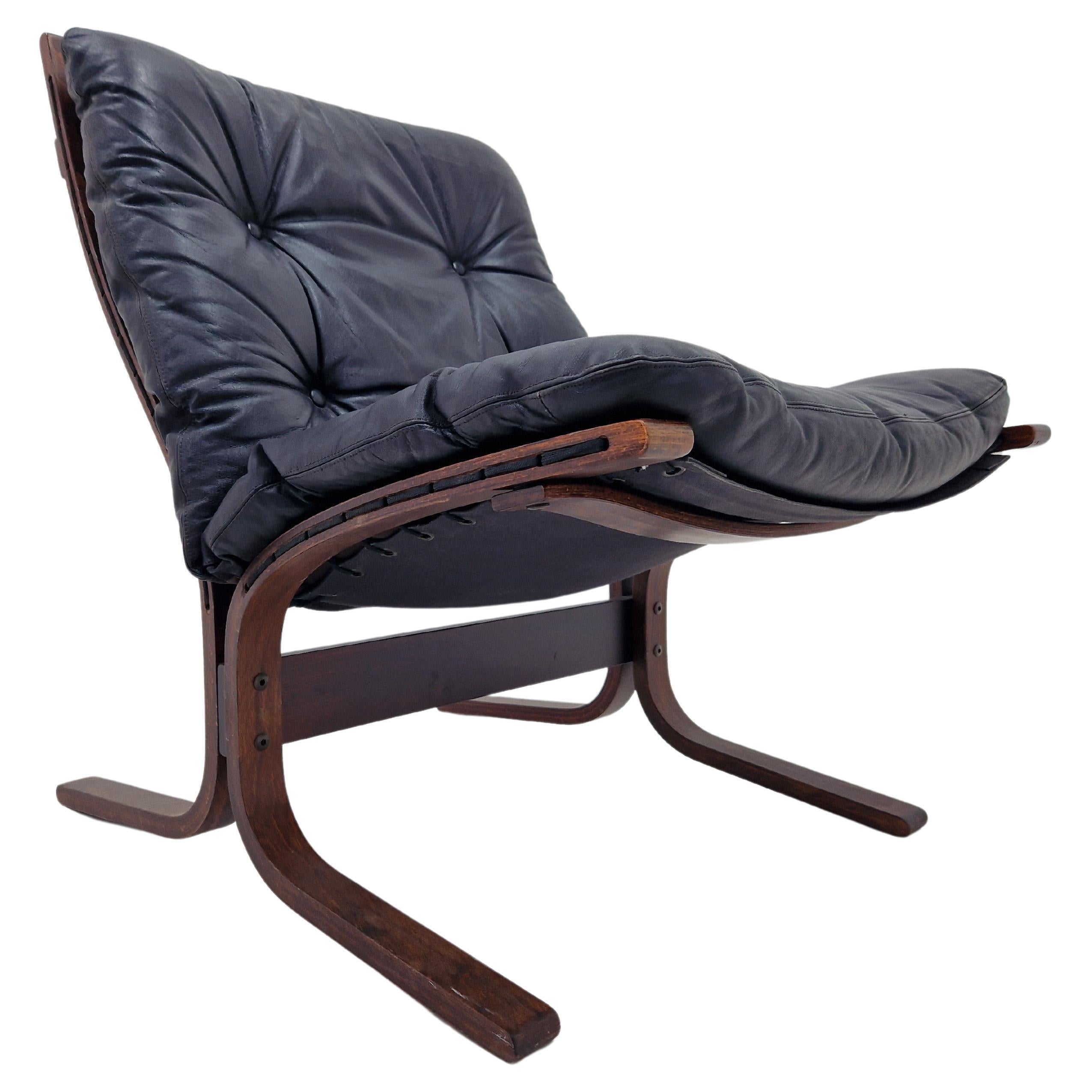 Midcentury "Siesta" Lounge Chair by Ingmar Relling for Westnofa, Norway, 1970s For Sale