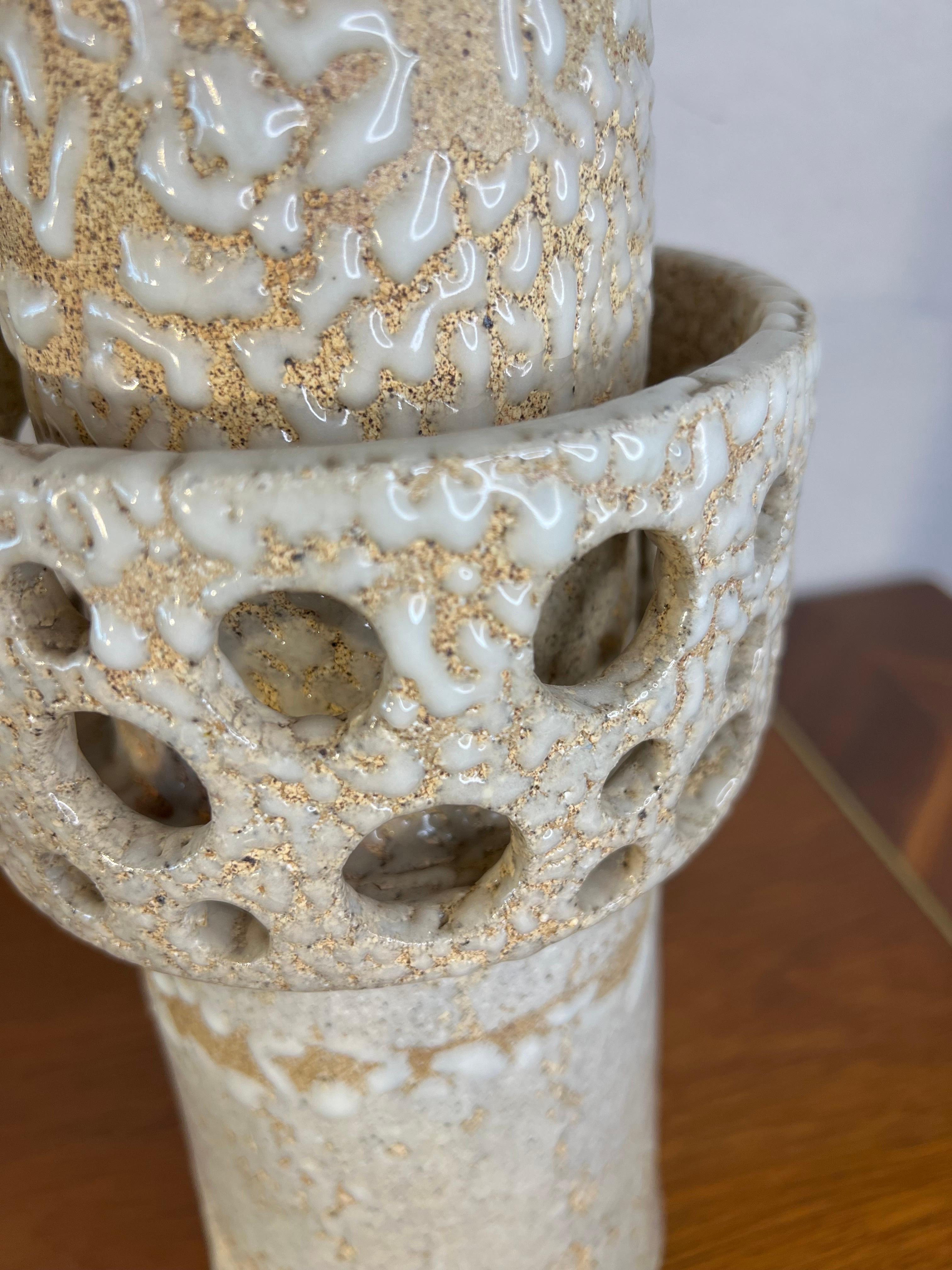 Mid-Century Modern Midcentury Signed  Vase For Sale