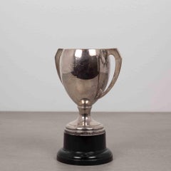 Midcentury Silver Plate Loving Cup Trophy, 1952