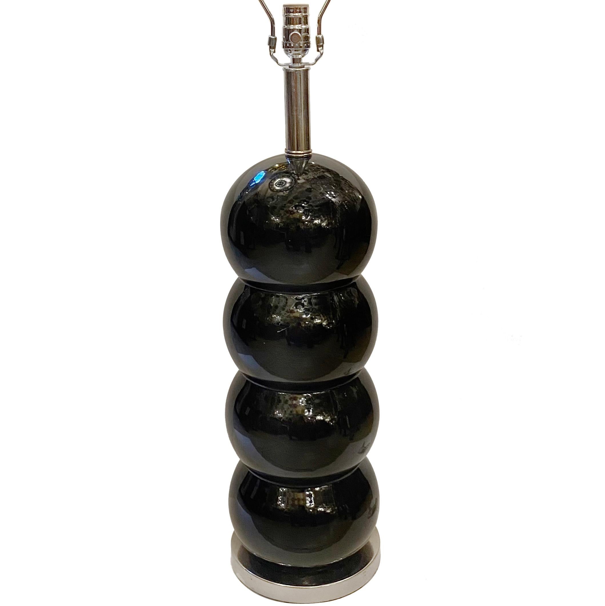 A circa 1970's Italian table lamp.

Measurements:
Height of body: 26.25