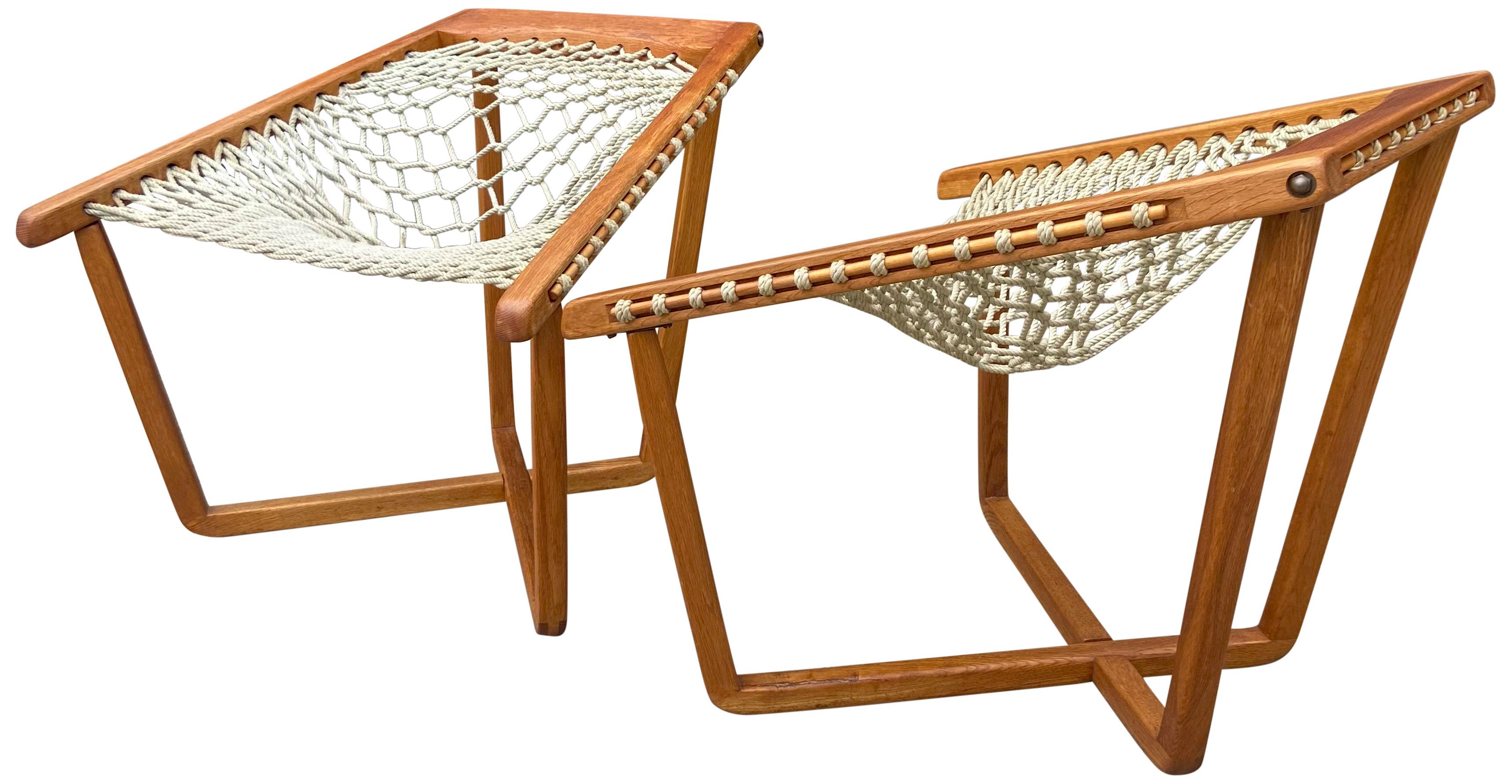 Scandinavian Midcentury Sling Chair Hammock Design