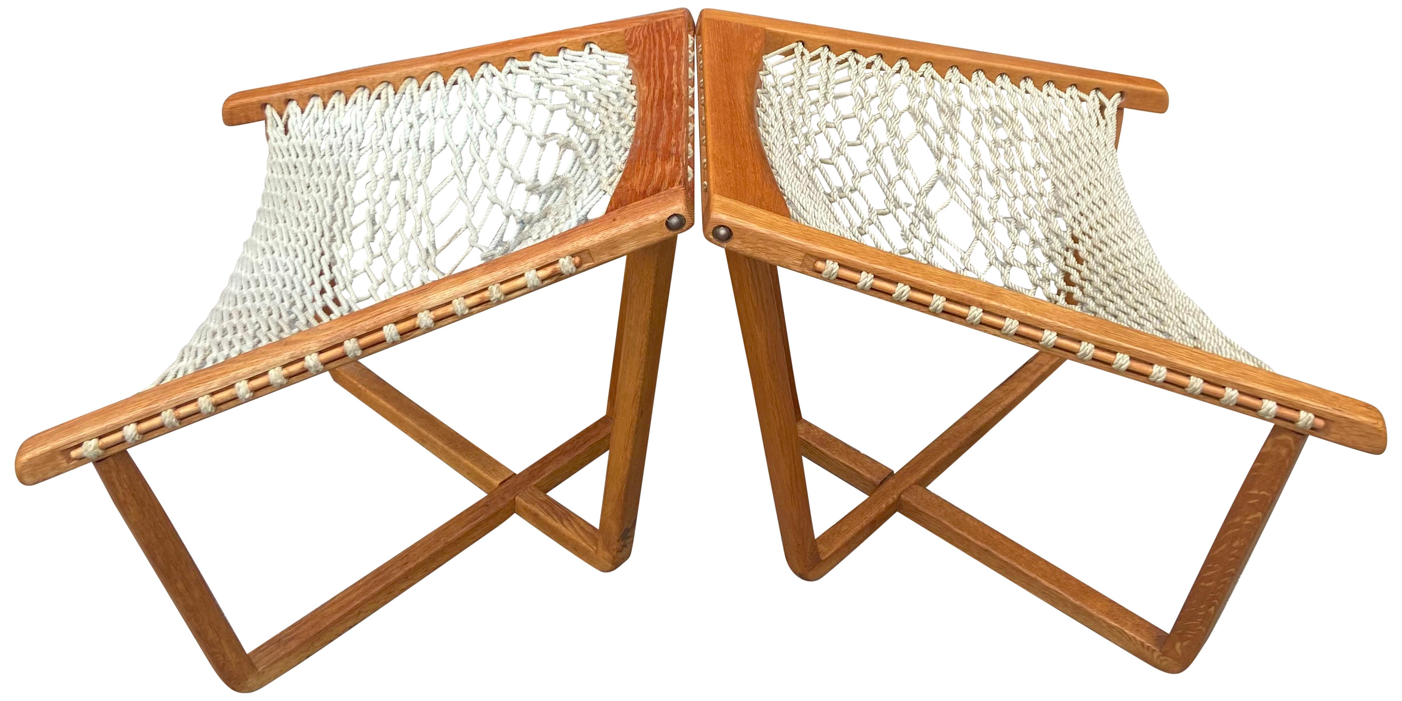 20th Century Midcentury Sling Chair Hammock Design