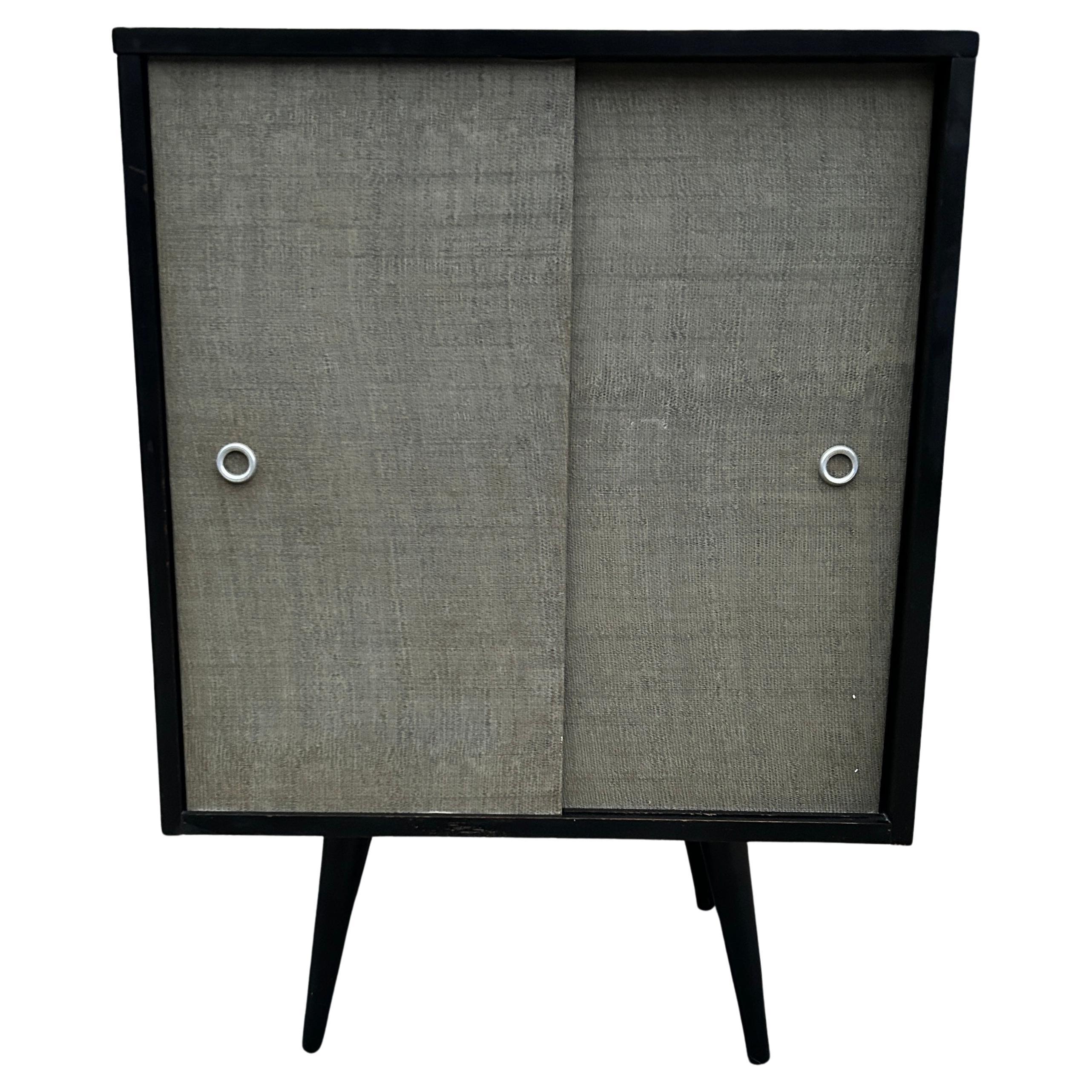 Mid-Century Small Cabinet by Paul McCobb circa 1950 Planner Group #1512 Black For Sale