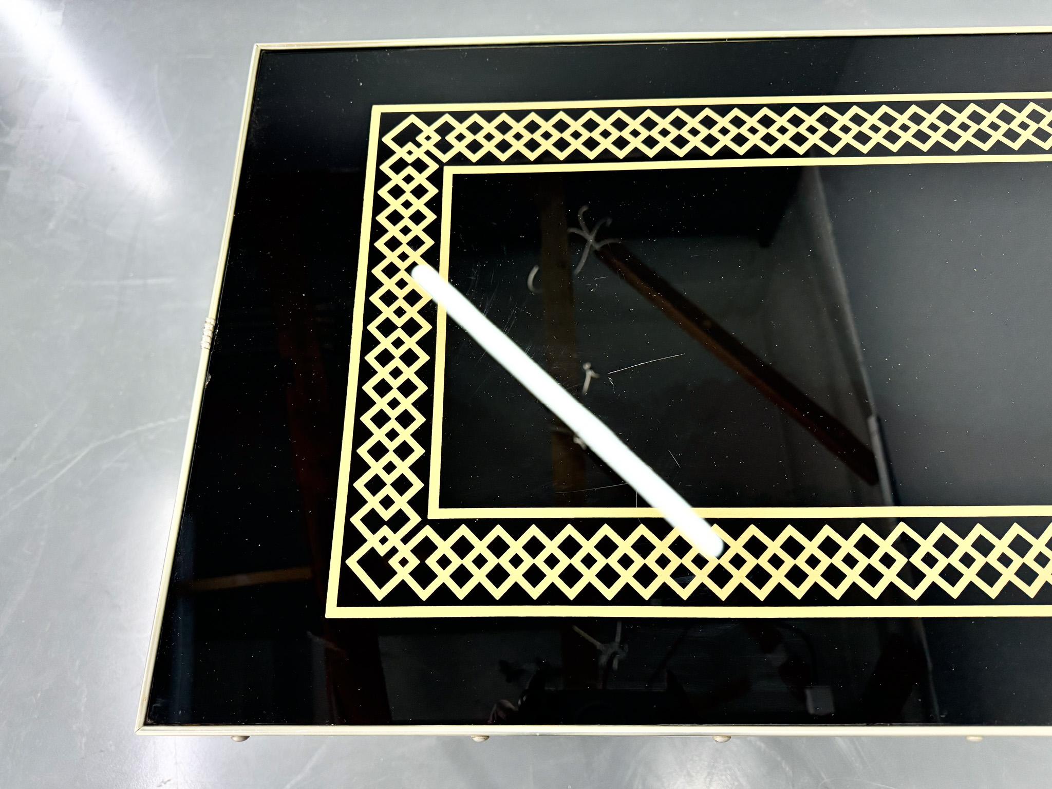 Petite table d'appoint en verre du milieu du siècle, Allemagne en vente 2