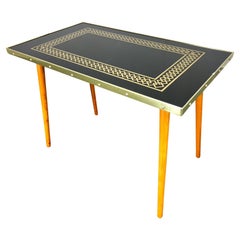 Midcentury Small Glass Side Table, Germany