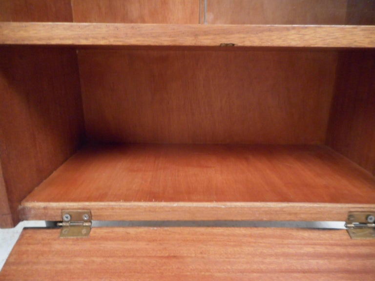 Midcentury Small Walnut Bookshelf or Cabinet 3
