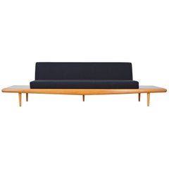 Midcentury Sofa by Adrian Pearsall with Reversible Side Tables