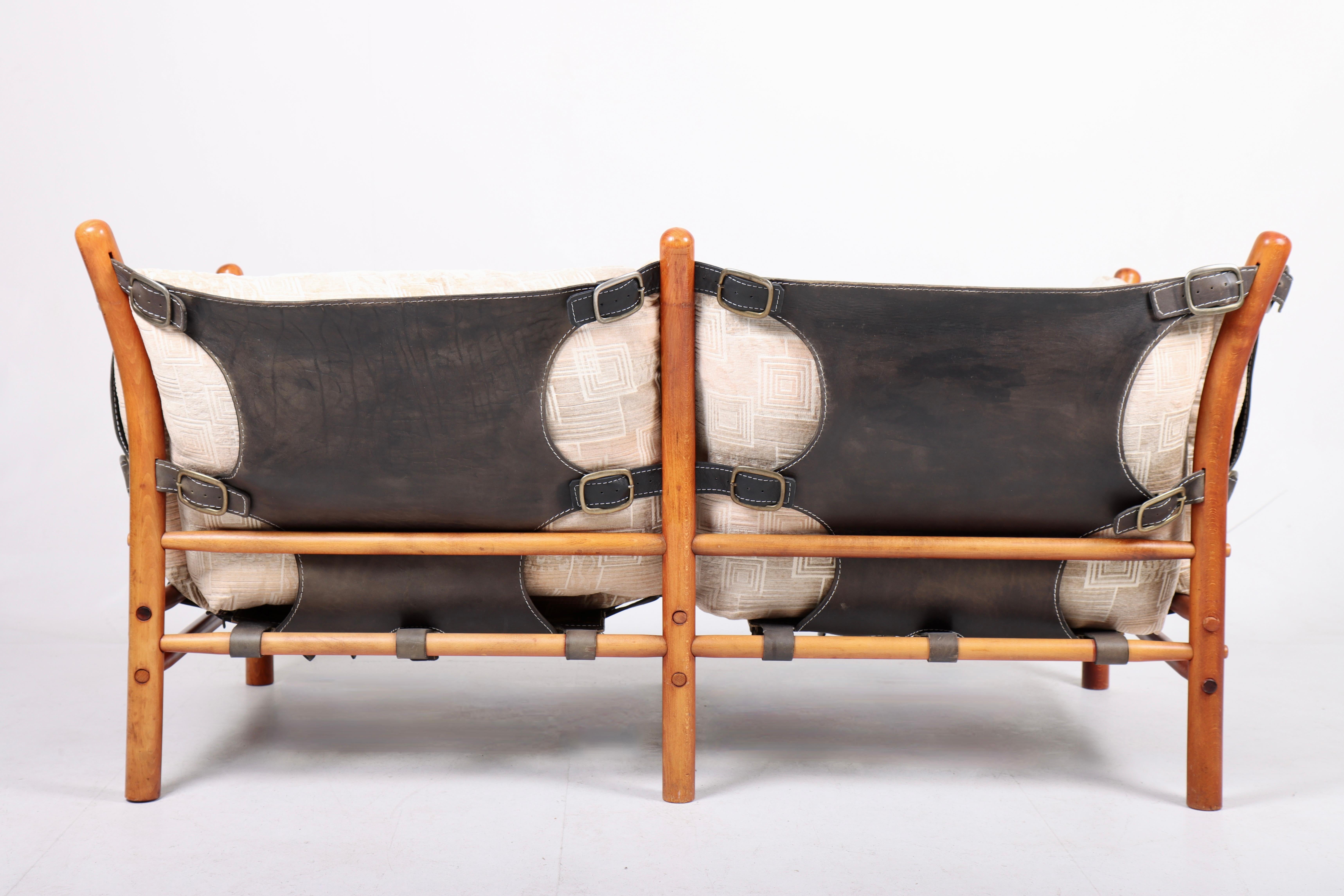 Canapé du milieu du siècle dernier d'Arne Norell, fabriqué en Suède, années 1960 Bon état - En vente à Lejre, DK