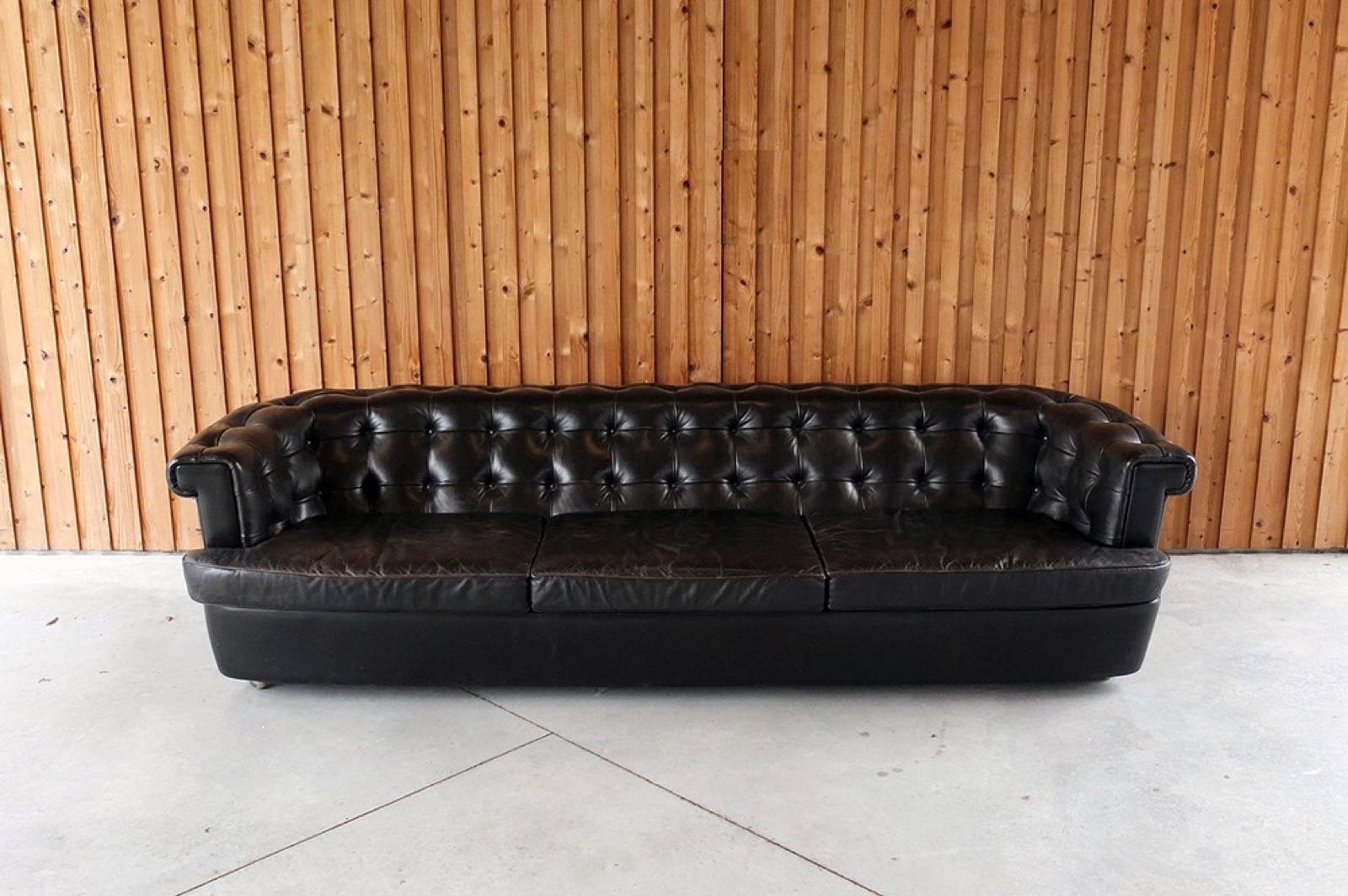 Belgian Midcentury Sofa by Durlet For Sale