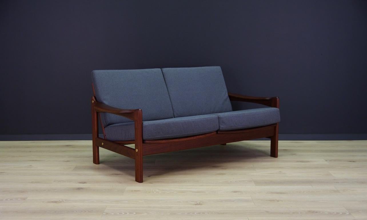 Scandinavian Modern Midcentury Sofa Danish Design Teak Classic