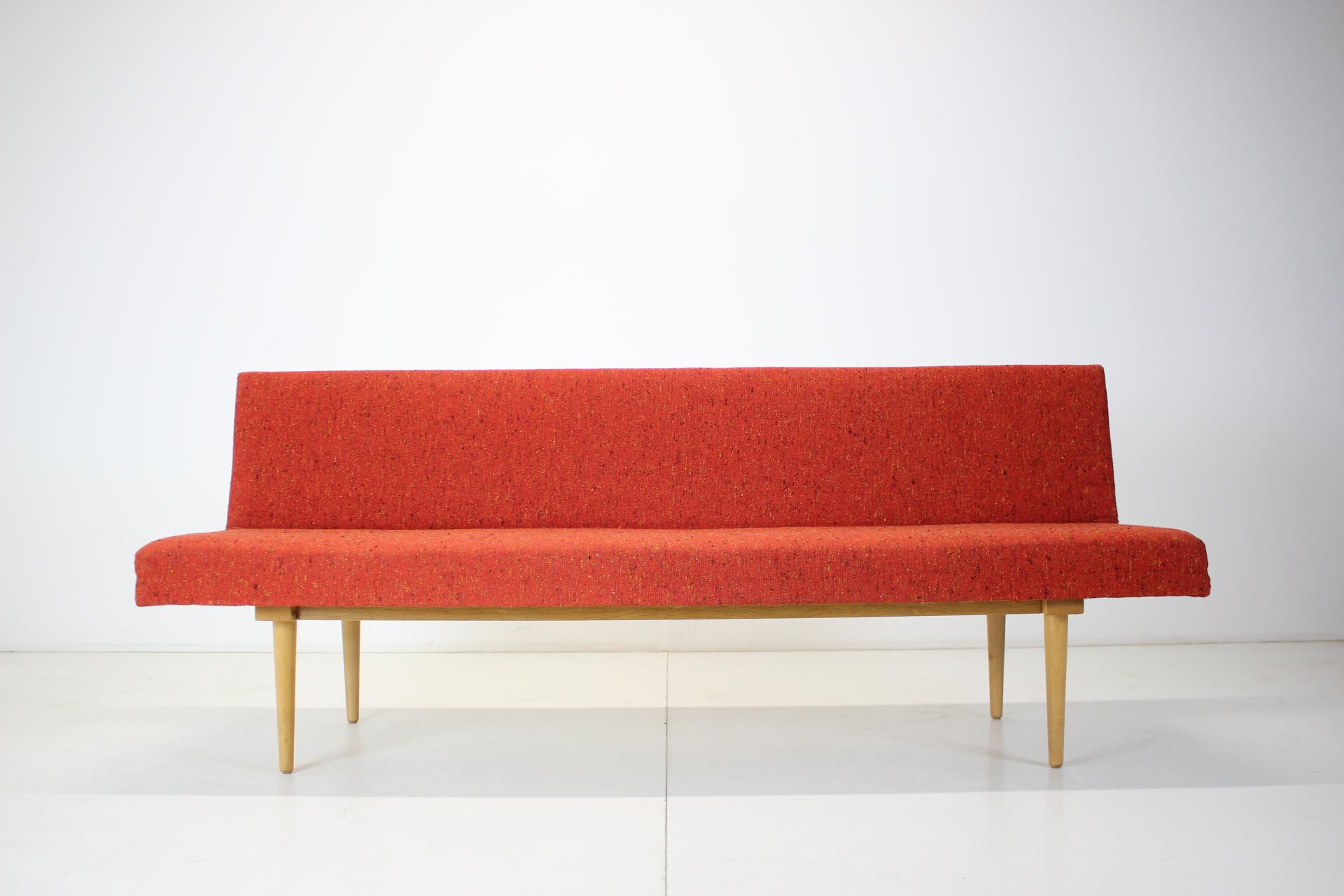 Mid-Century Modern Midcentury Sofa/Daybed Designed-Miroslav Navratil, 1960s