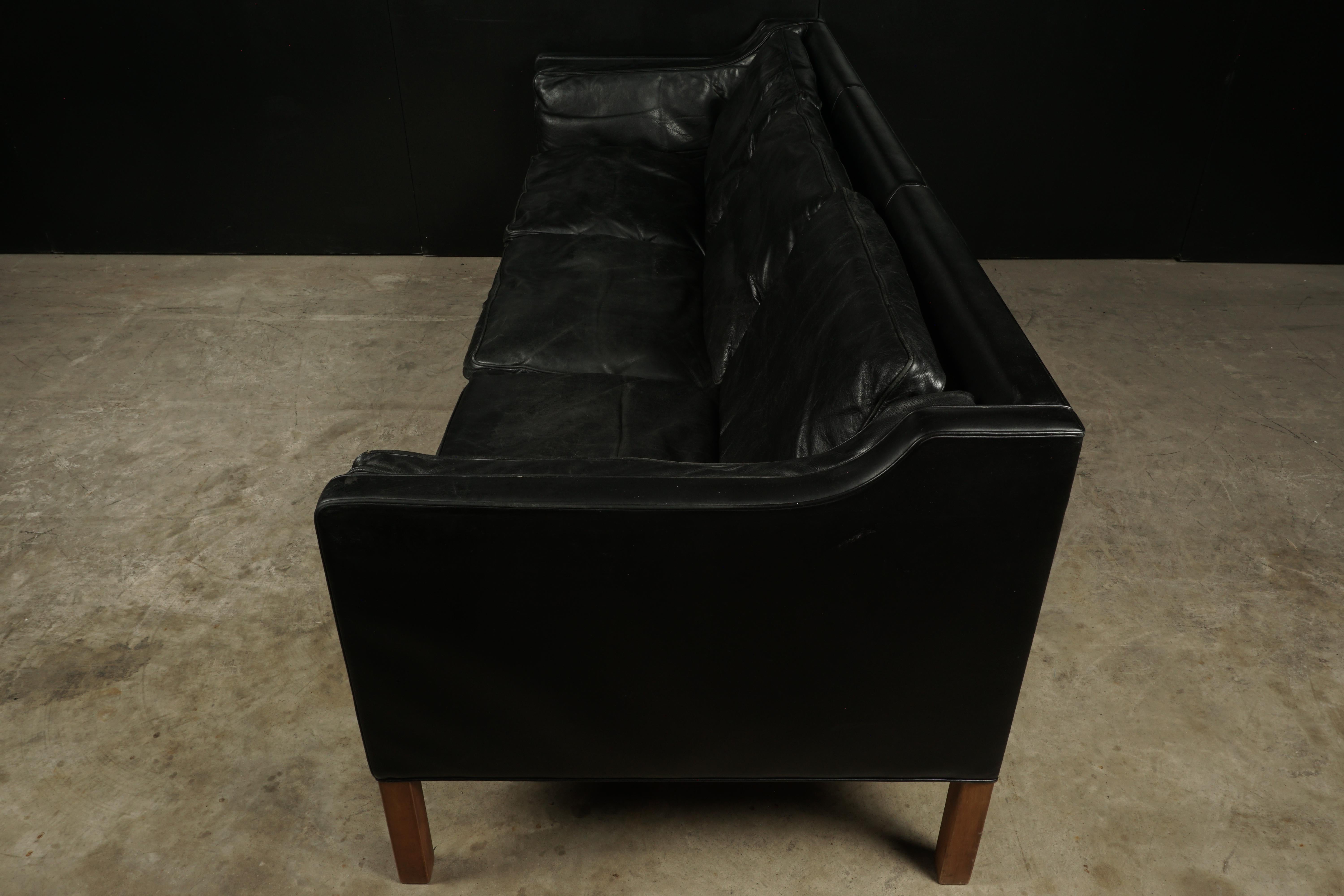 Midcentury Sofa Designed by Børge Mogensen, Model 2213 In Good Condition In Nashville, TN