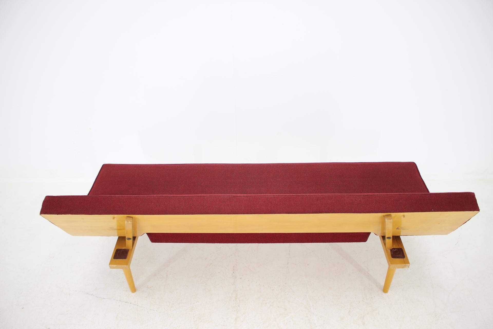 Fabric Midcentury Sofa Designed by Miroslav Navrátil, 1960s For Sale