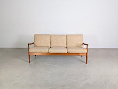 Midcentury Sofa France & Søn Couch Ole Wanscher Dreisitzer teak2