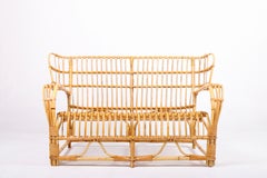 Mid-Century Sofa in Bamboo by Viggo Boesen, 1950s