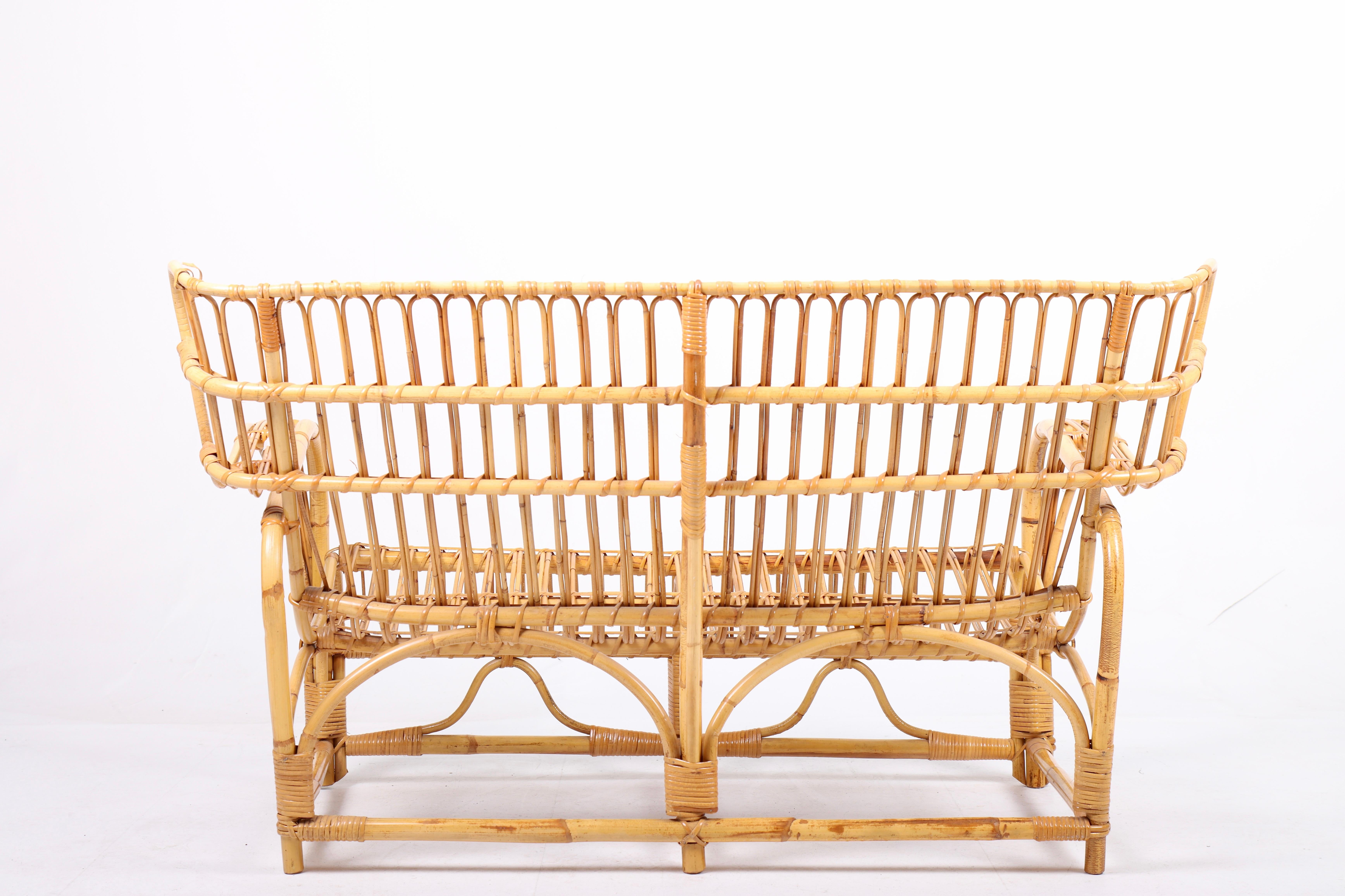 Mid-20th Century Mid-Century Sofa in Bamboo by Viggo Boesen, 1950s