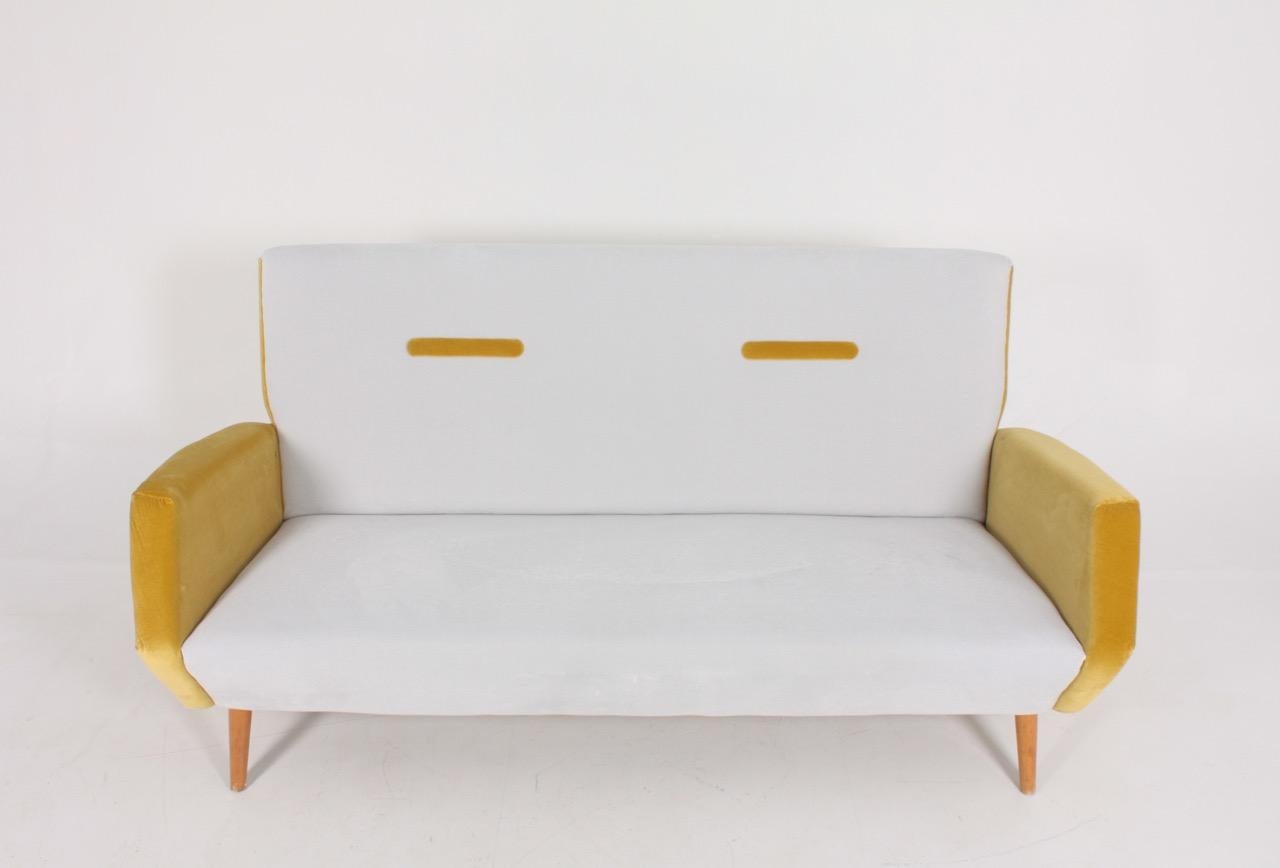 Mid-20th Century Midcentury Sofa in French Velvet by Gio Ponti, 1950s