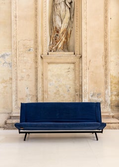 Sofá de mediados de siglo mod. D70 de Osvaldo Borsani para Tecno, Italia 1954