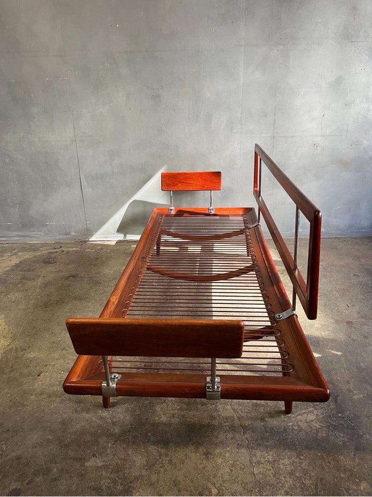 Steel Midcentury Sofa or Daybed by Peter Hvidt & Orla Mølgaard-Nielsen