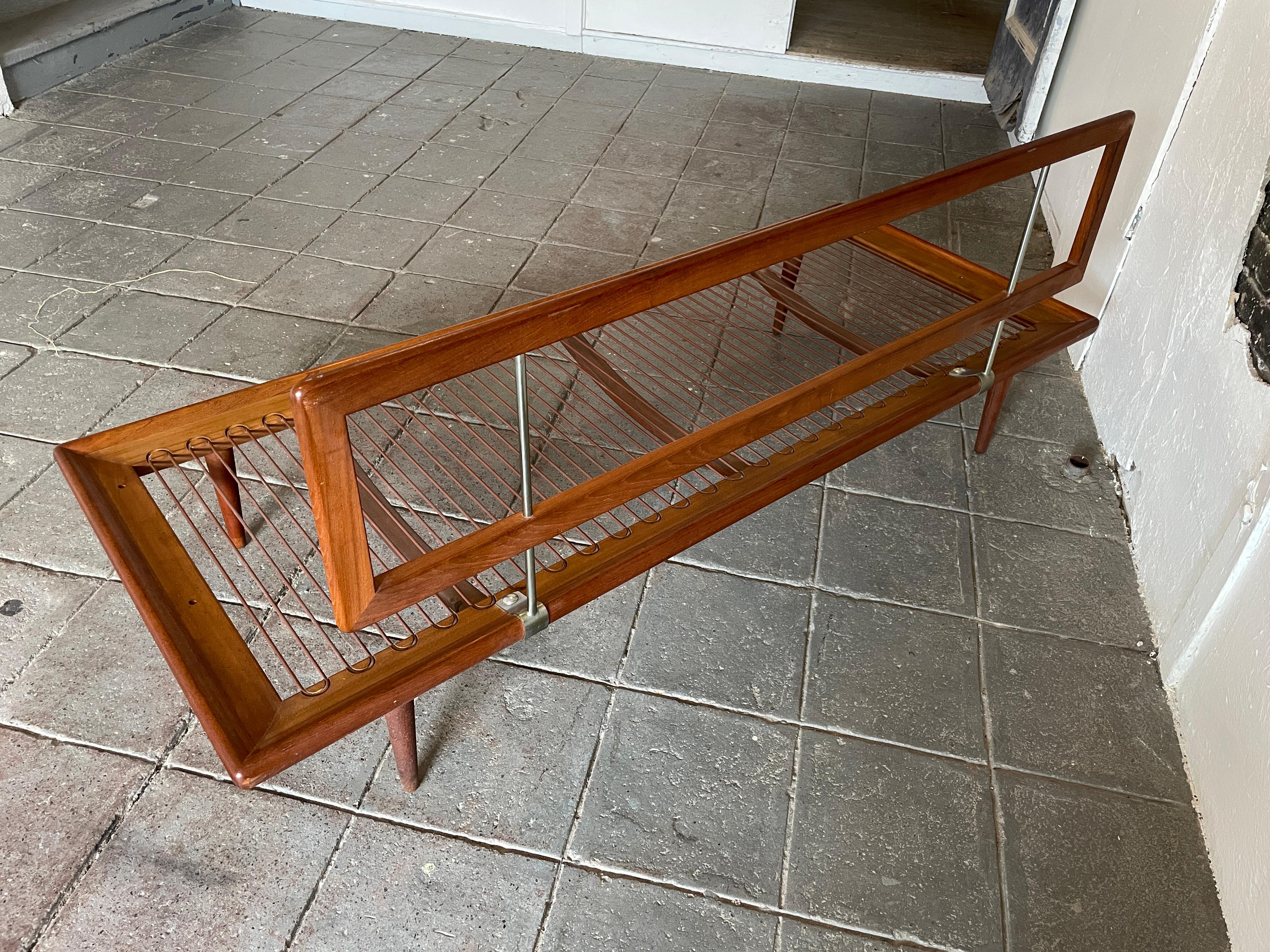 Steel Mid-Century Sofa or Daybed by Peter Hvidt & Orla Mølgaard-Nielsen