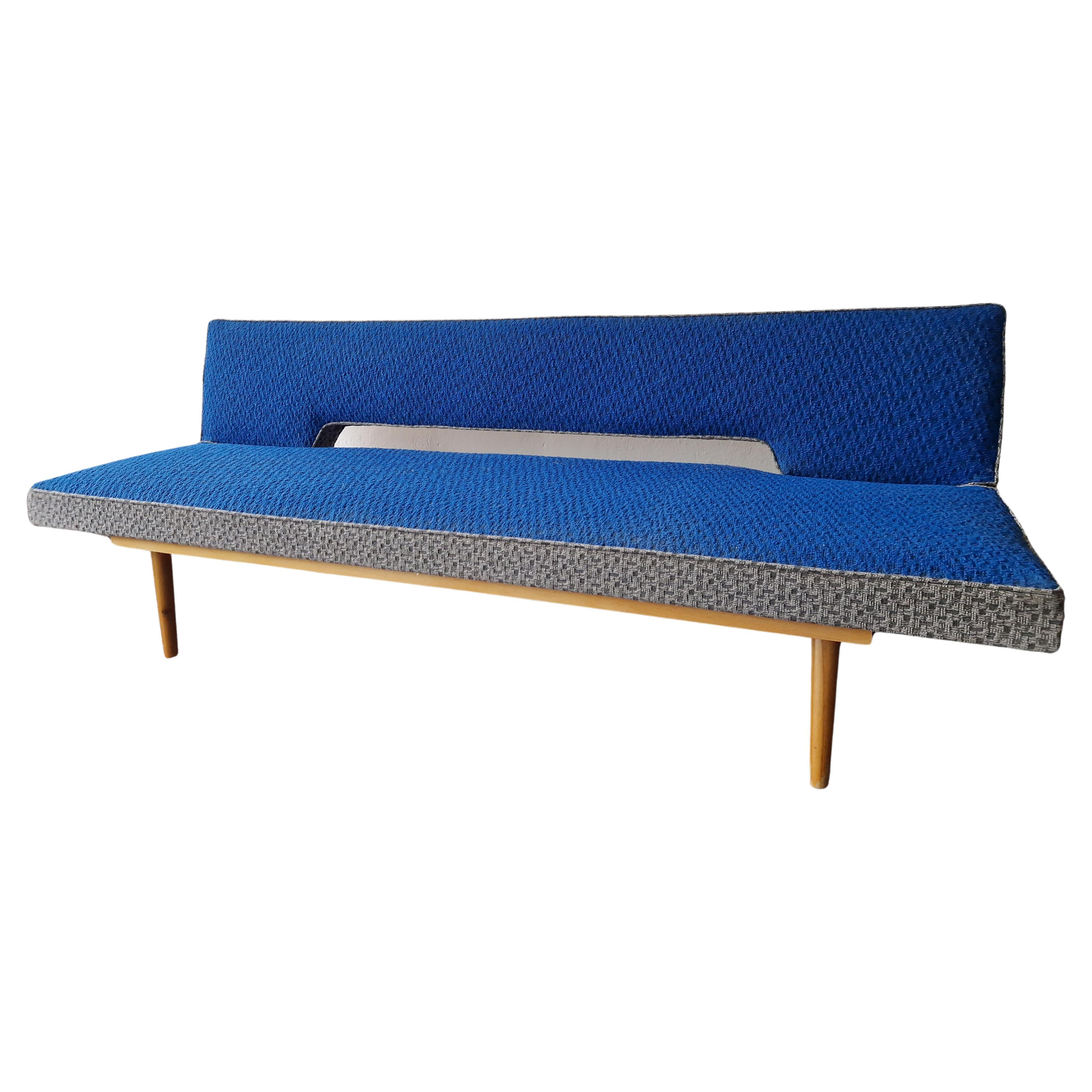 Midcentury Sofa or Daybed designed by Miroslav Navratil, 1960s.
