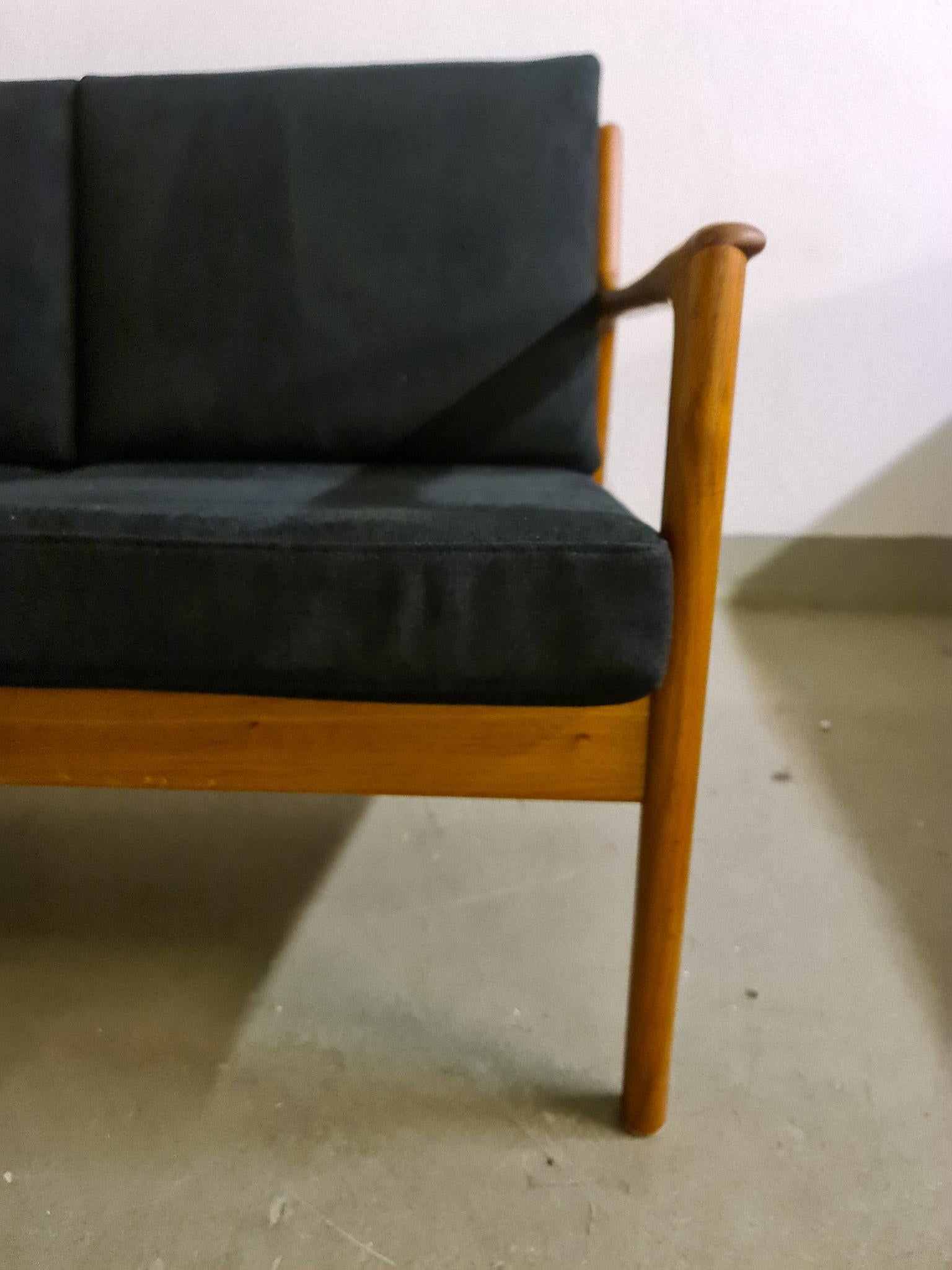 Textile Midcentury Sofa 